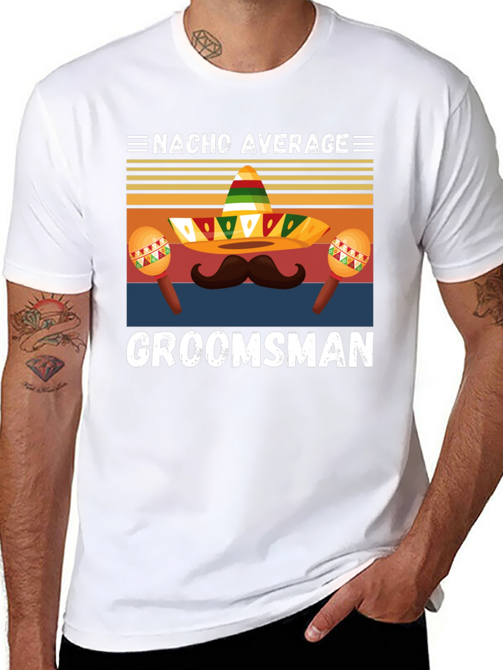Nacho Average Groomsman T-Shirt