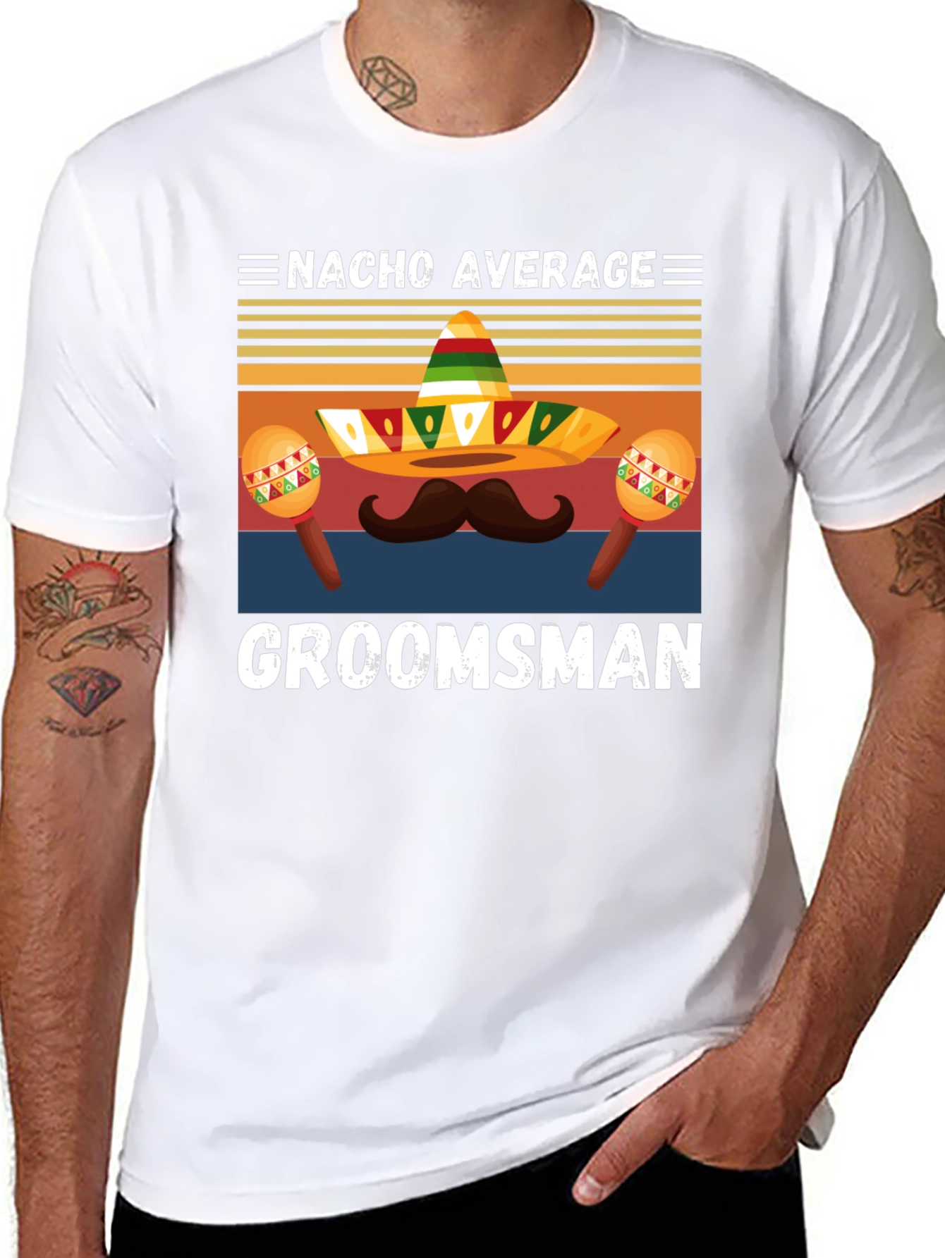 Nacho Average Groomsman T-Shirt