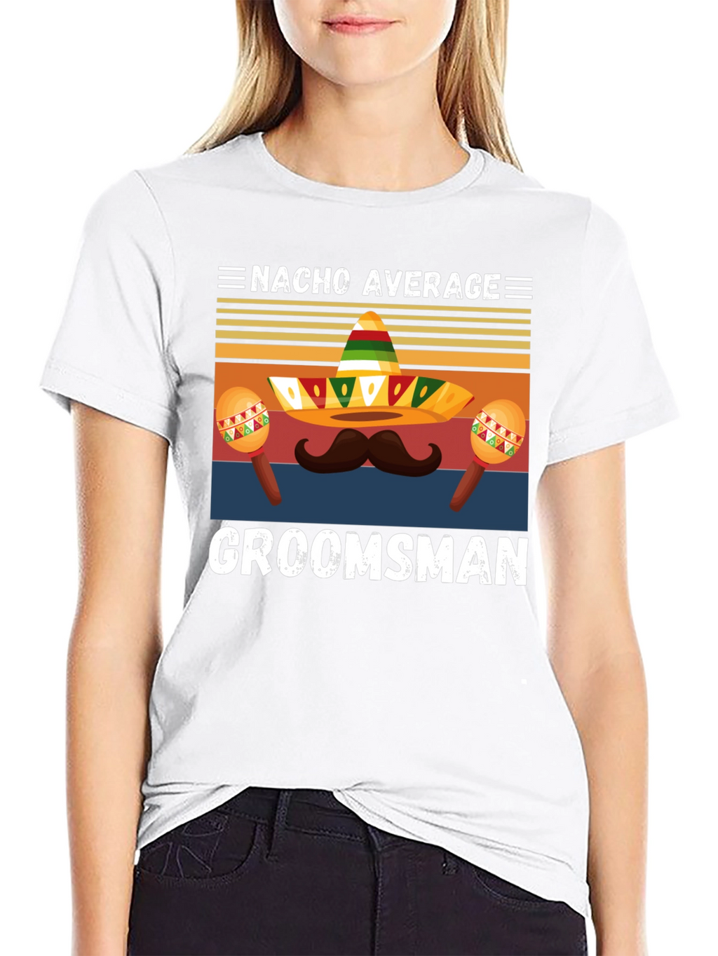 Nacho Average Groomsman T-Shirt