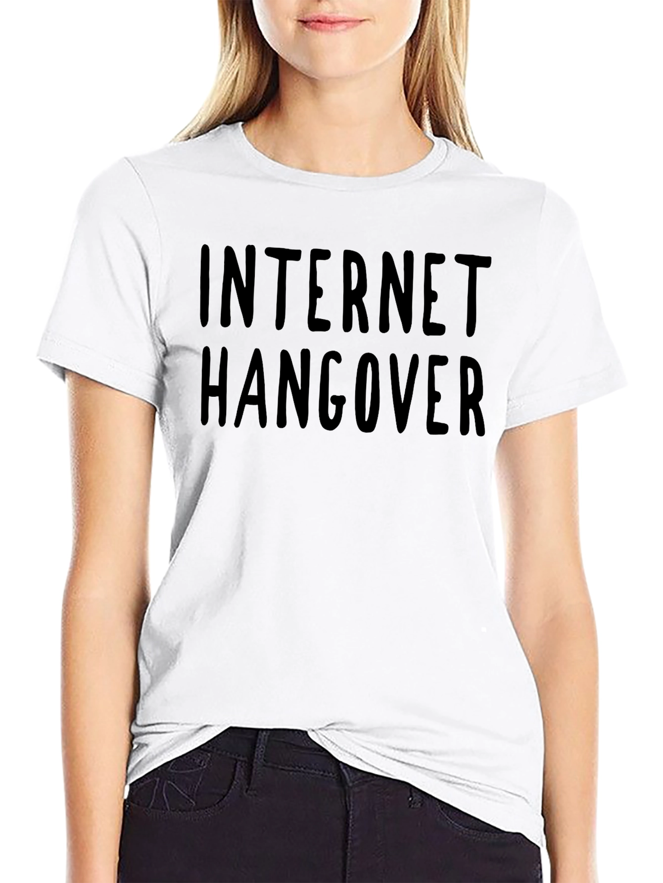 Internet Hangover Graphic Tee - Black