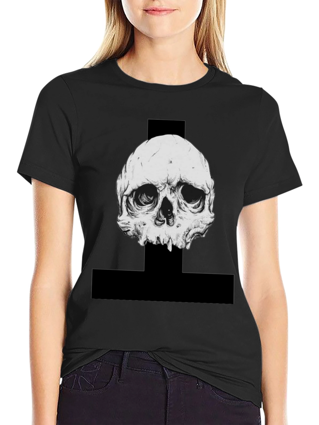 Skull Graphic Black T-Shirt