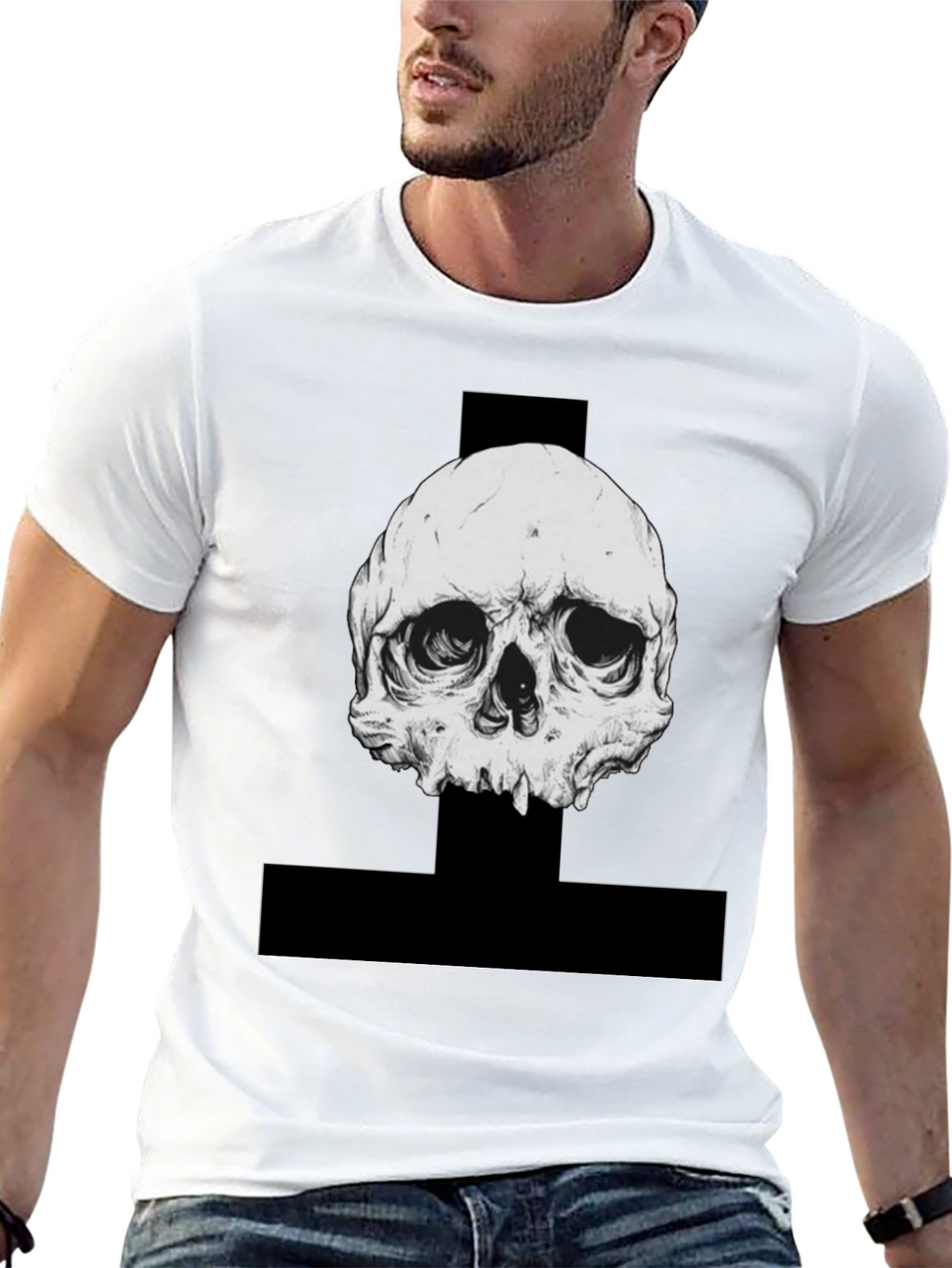 Skull Graphic Black T-Shirt