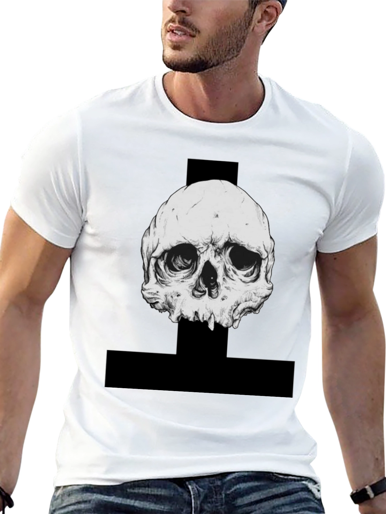 Skull Graphic Black T-Shirt