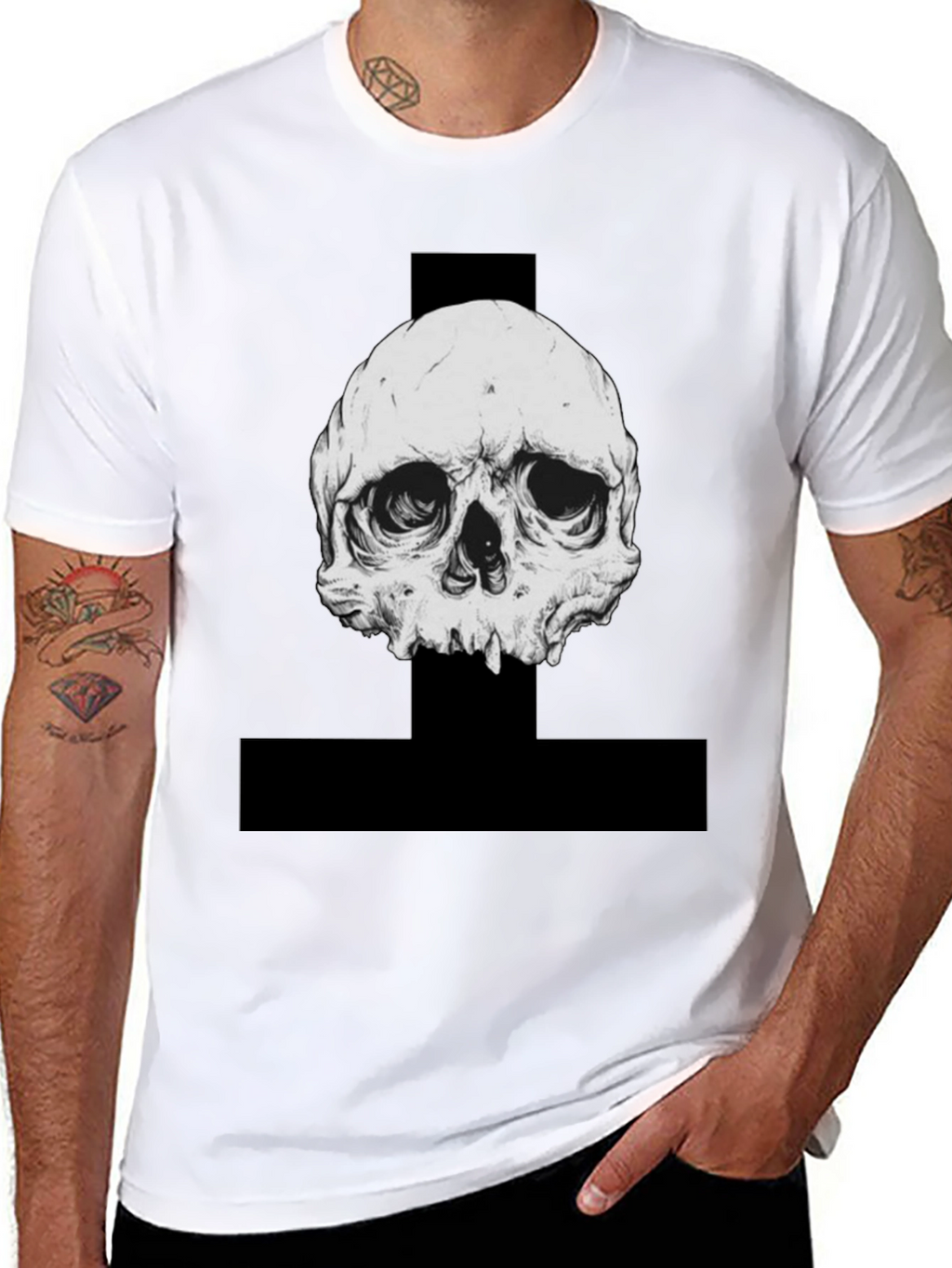 Skull Graphic Black T-Shirt