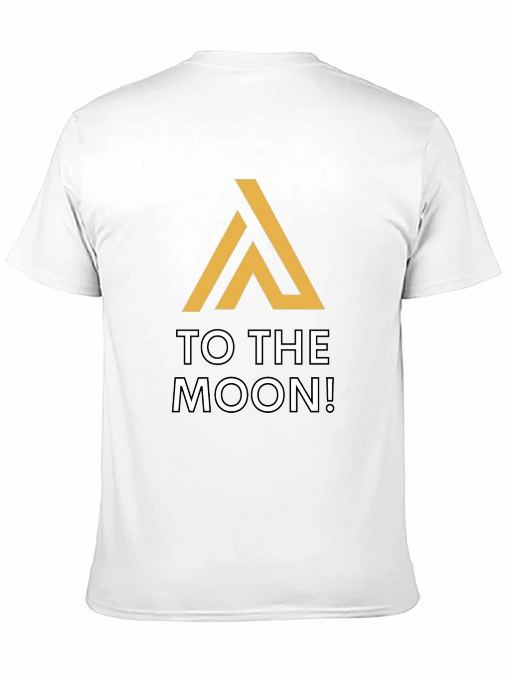 To The Moon Black Graphic Tee