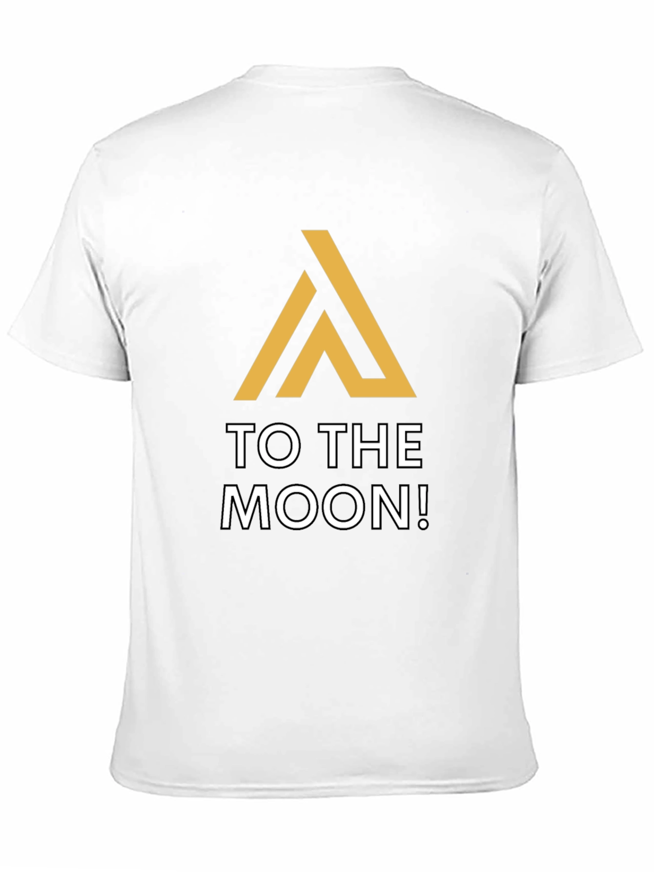 To The Moon Black Graphic Tee
