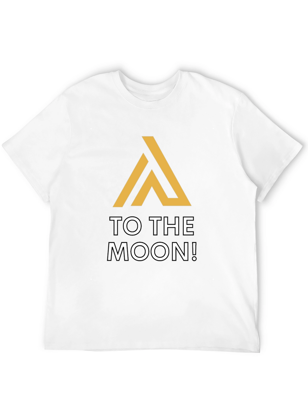 To The Moon Black Graphic Tee
