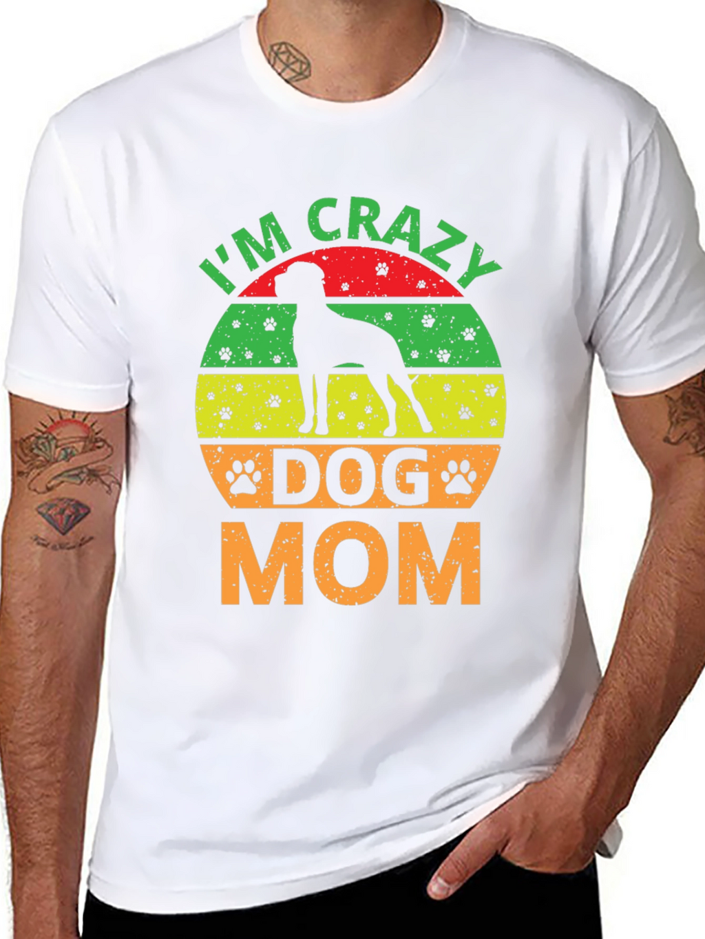 Crazy Dog Mom Tee - Dog Lover Shirt