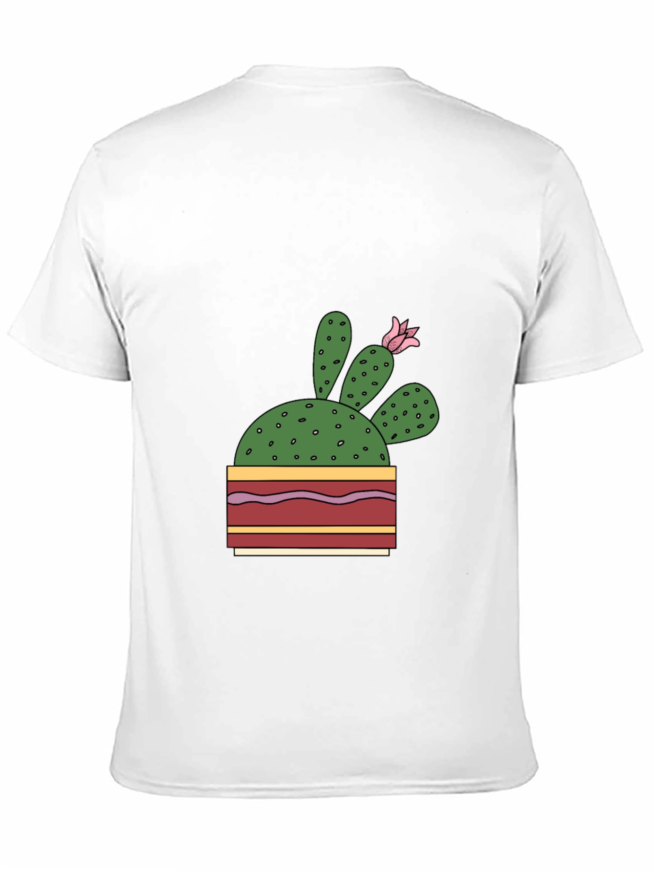 Cactus Flower Graphic T-Shirt