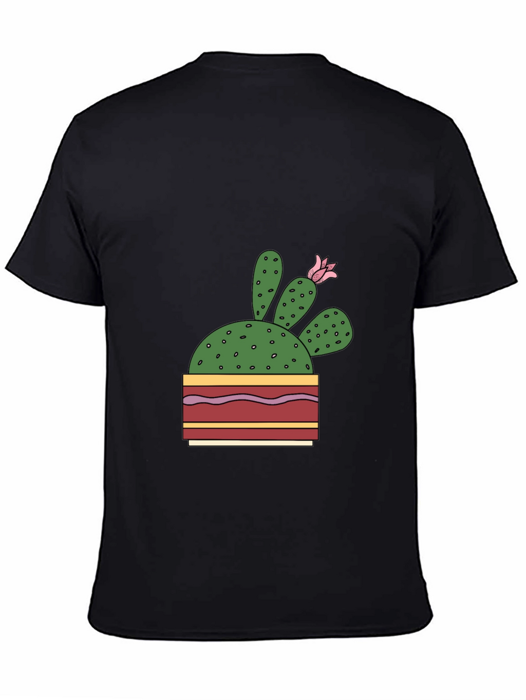 Cactus Flower Graphic T-Shirt
