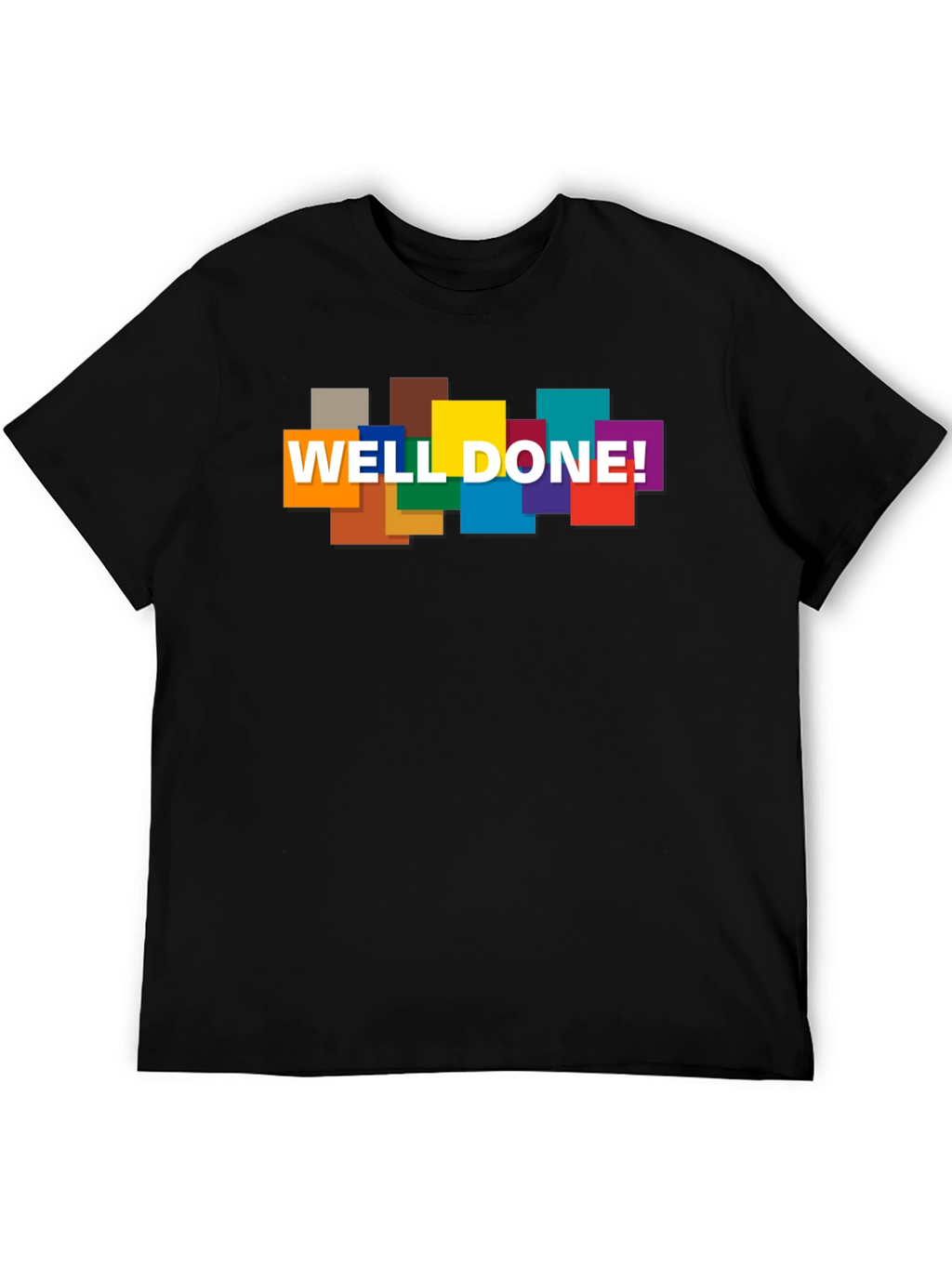 Well Done! Graphic Print Crew Neck T-Shirt