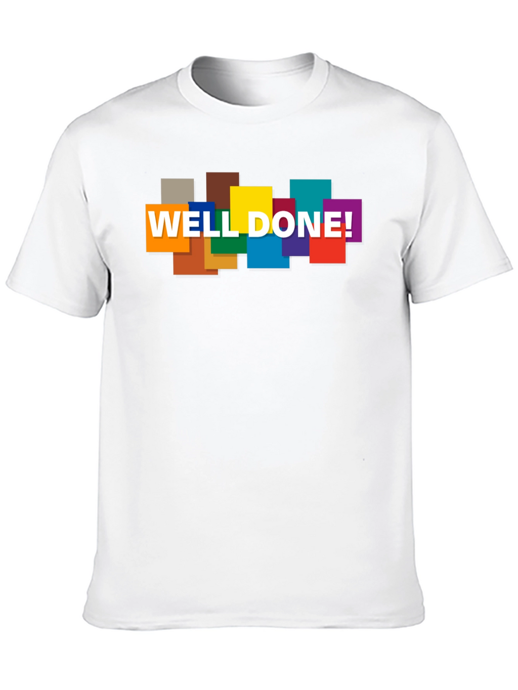 Well Done! Graphic Print Crew Neck T-Shirt