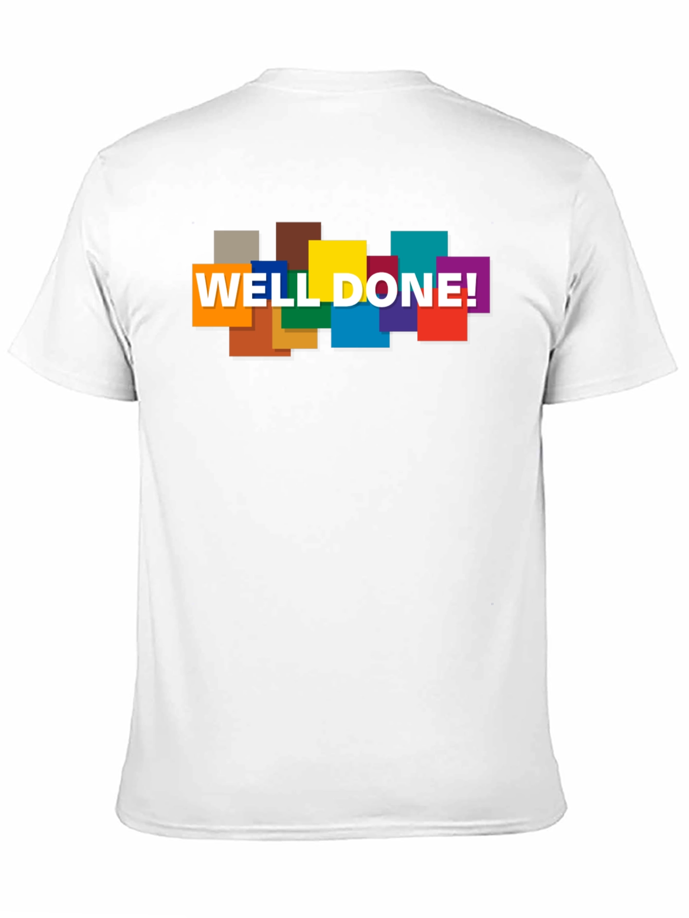 Well Done! Graphic Print Crew Neck T-Shirt