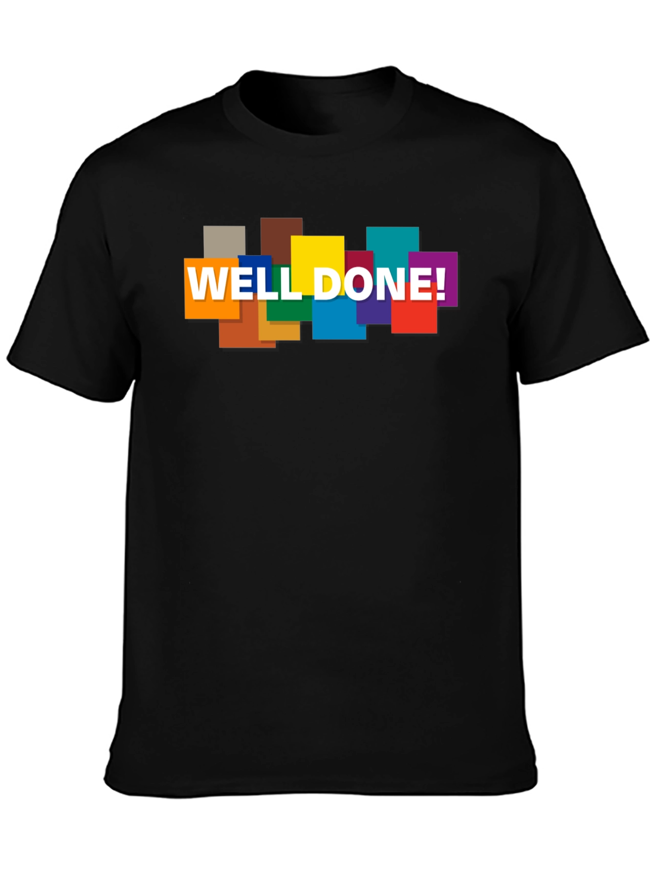 Well Done! Graphic Print Crew Neck T-Shirt