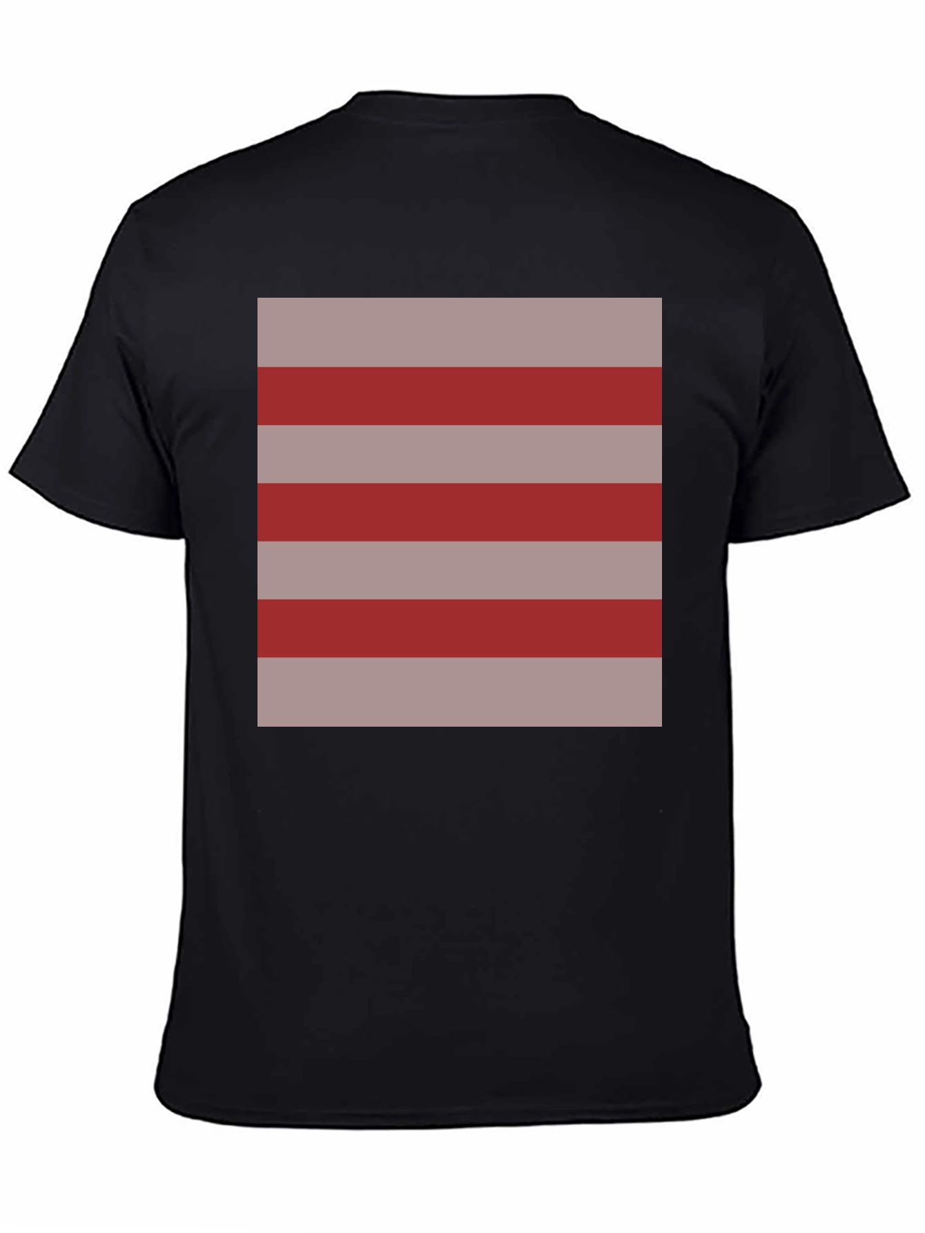 Striped Graphic Tee - Casual Comfort