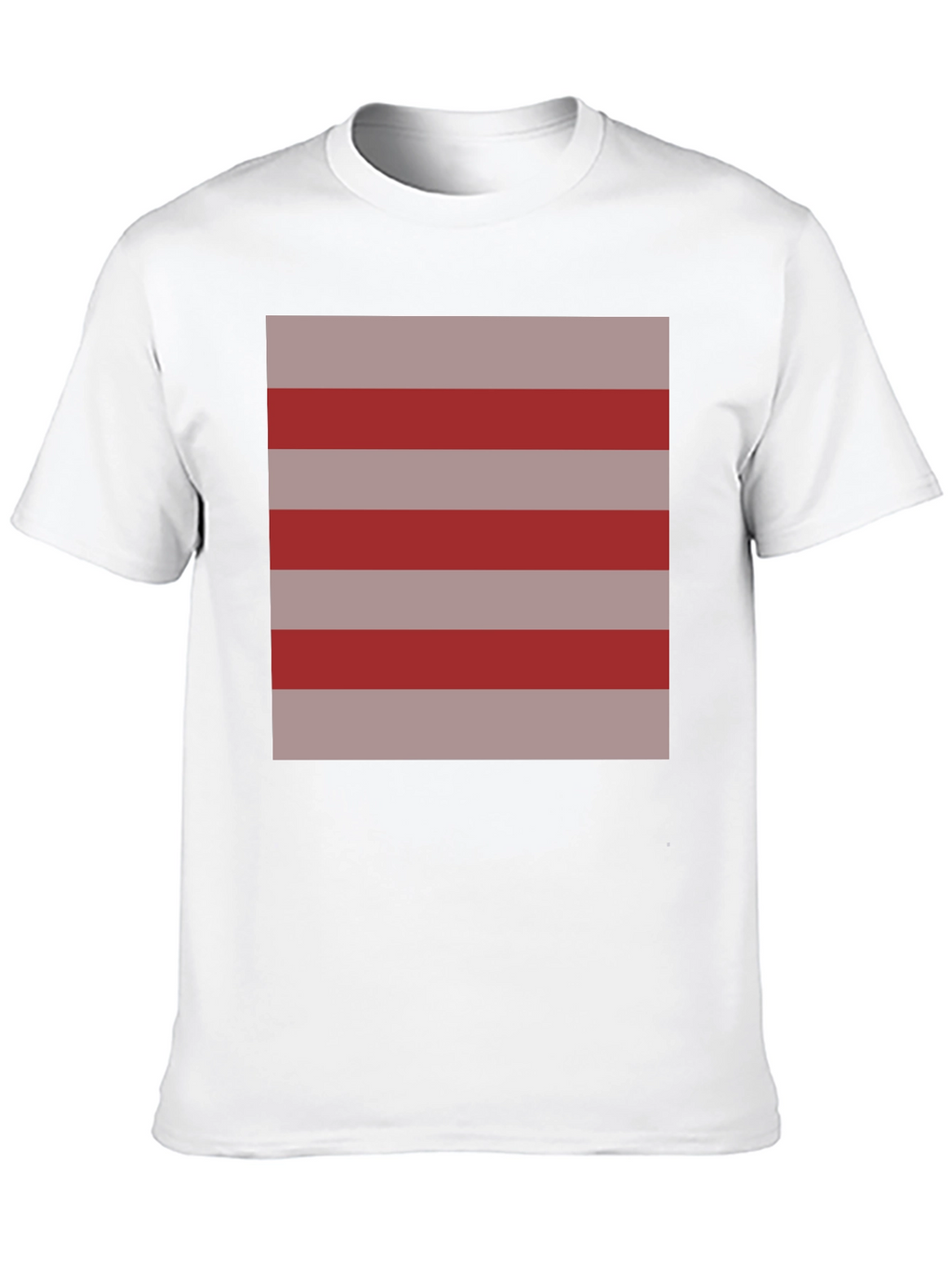 Striped Graphic Tee - Casual Comfort