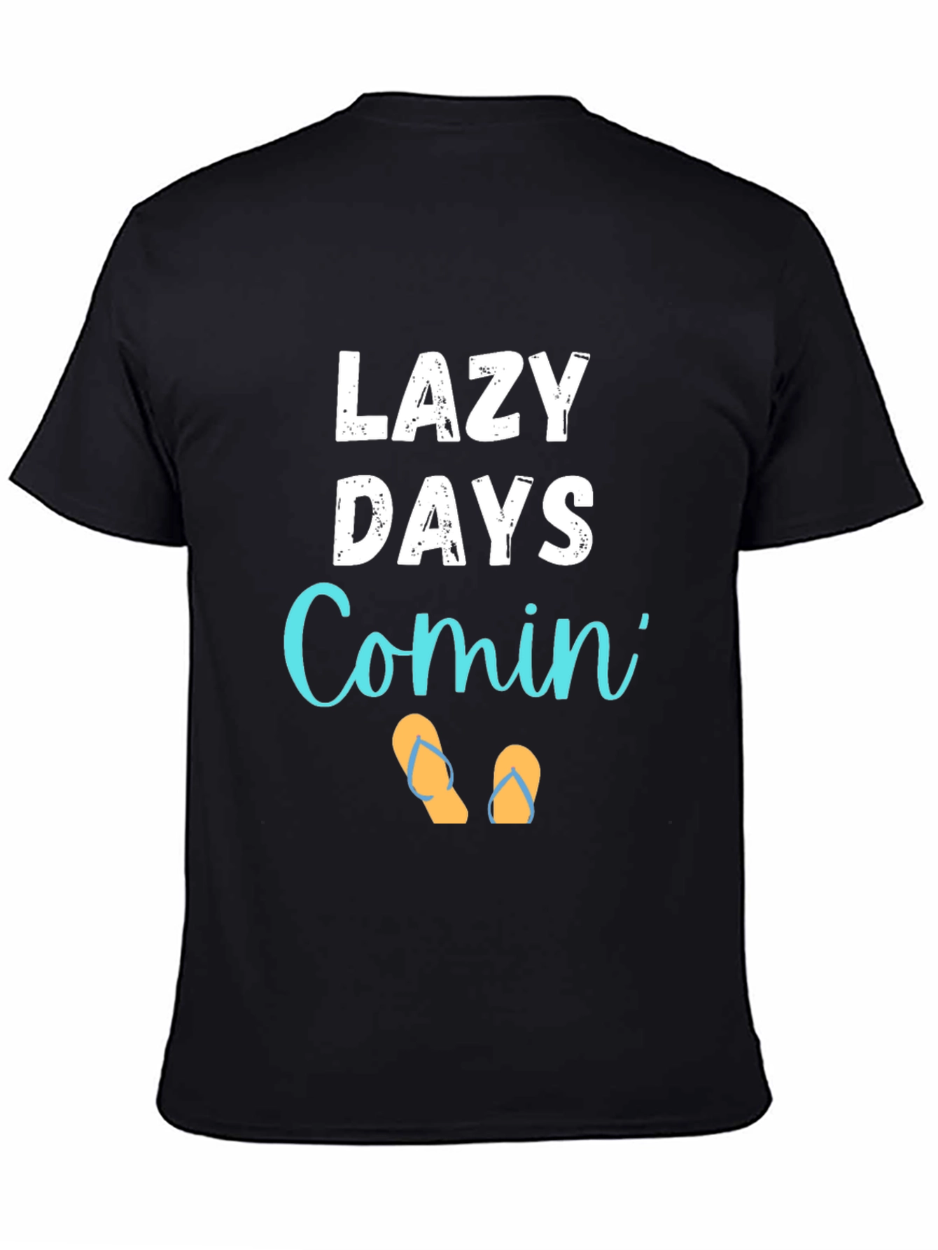 Lazy Days Comin Graphic Tee - Summer Vibes
