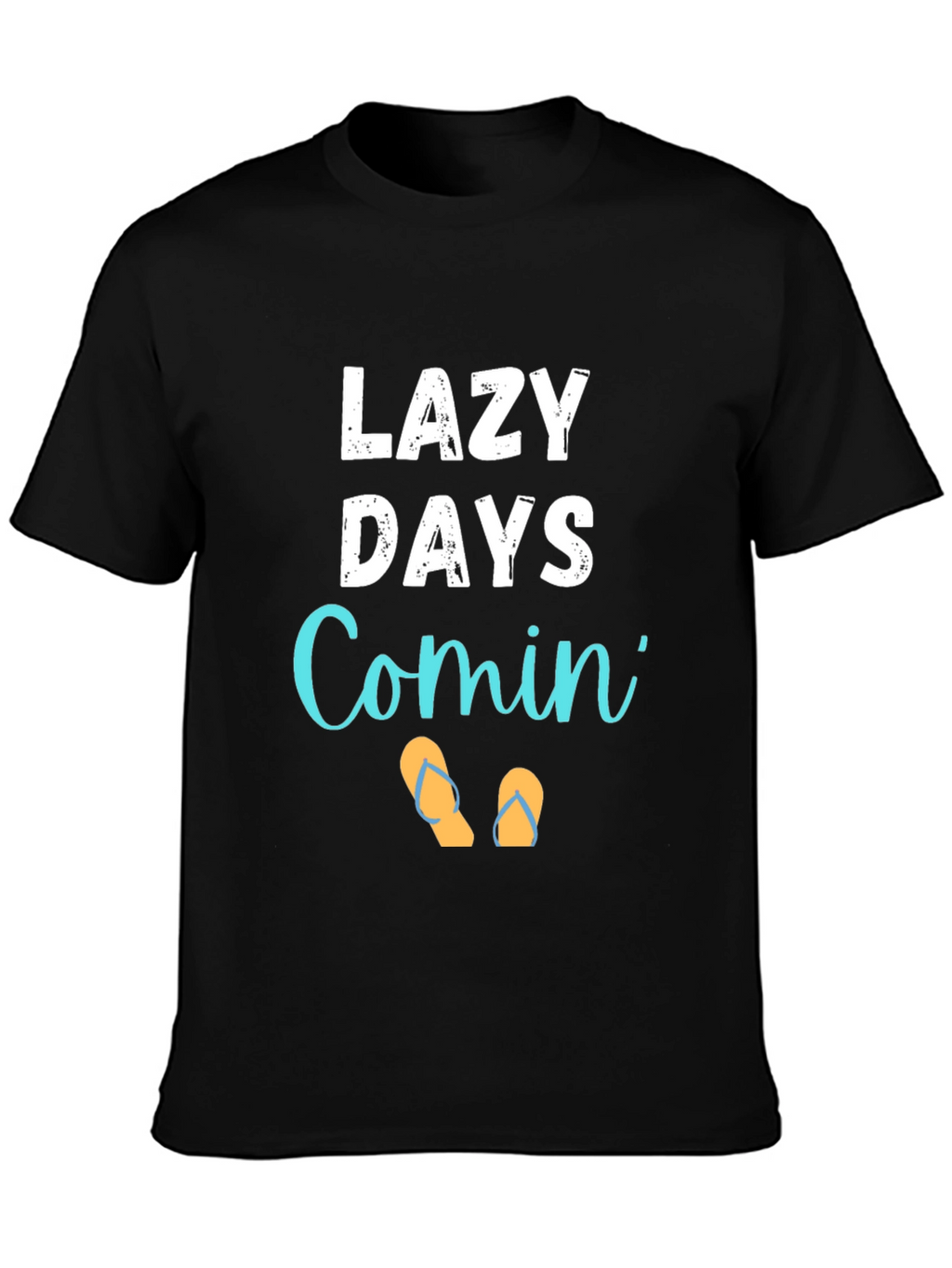 Lazy Days Comin Graphic Tee - Summer Vibes