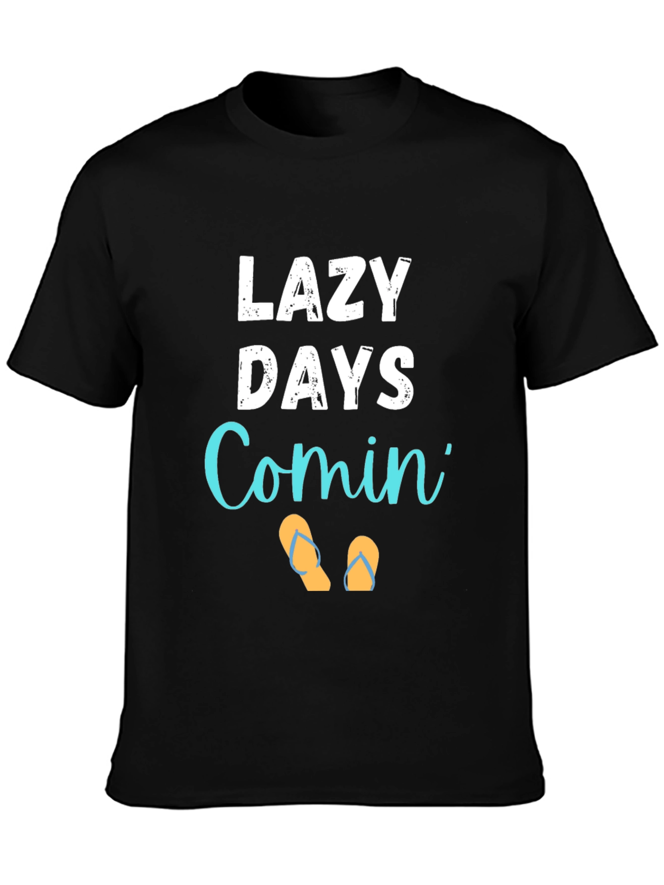 Lazy Days Comin Graphic Tee - Summer Vibes