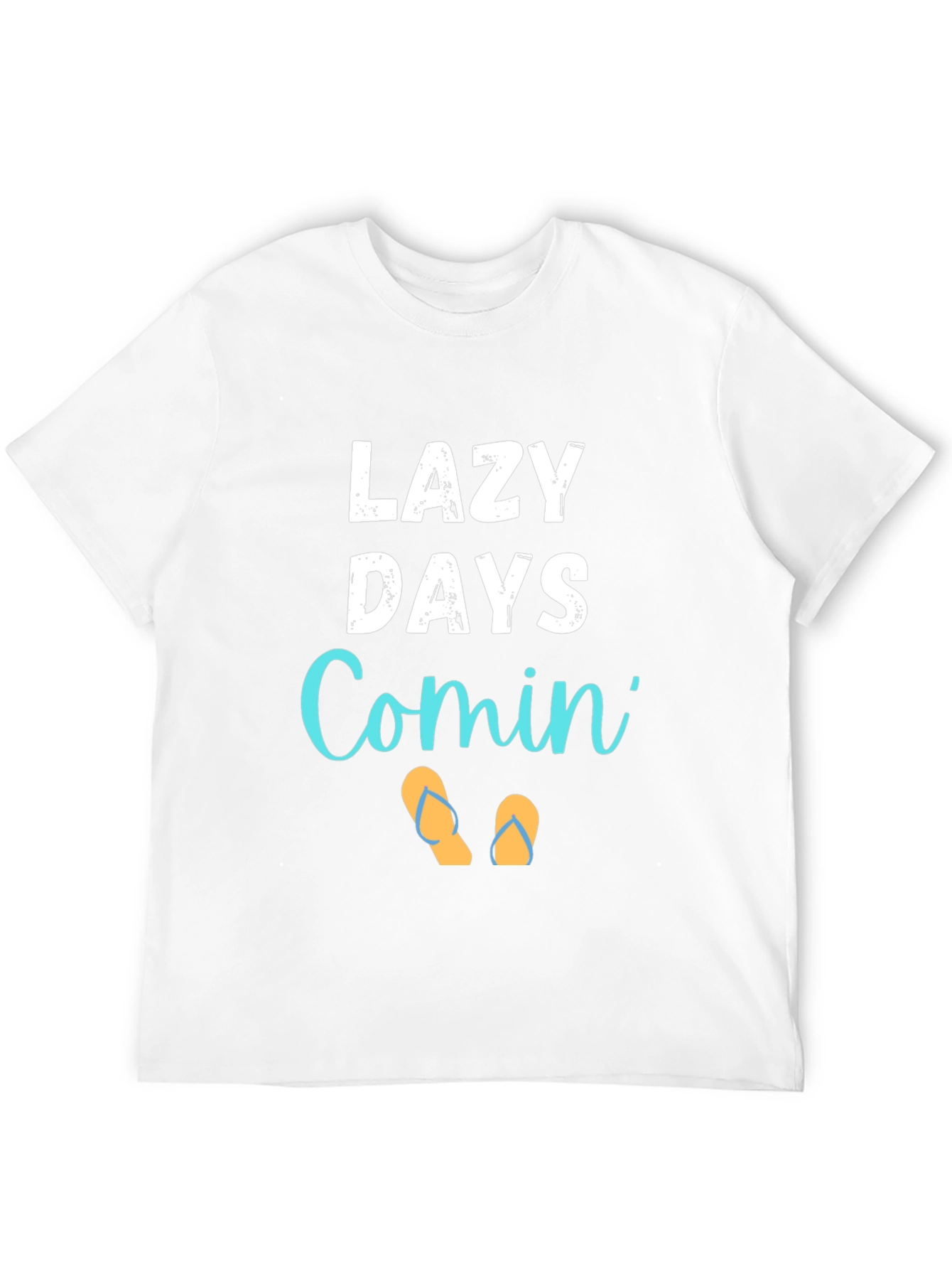 Lazy Days Comin Graphic Tee - Summer Vibes