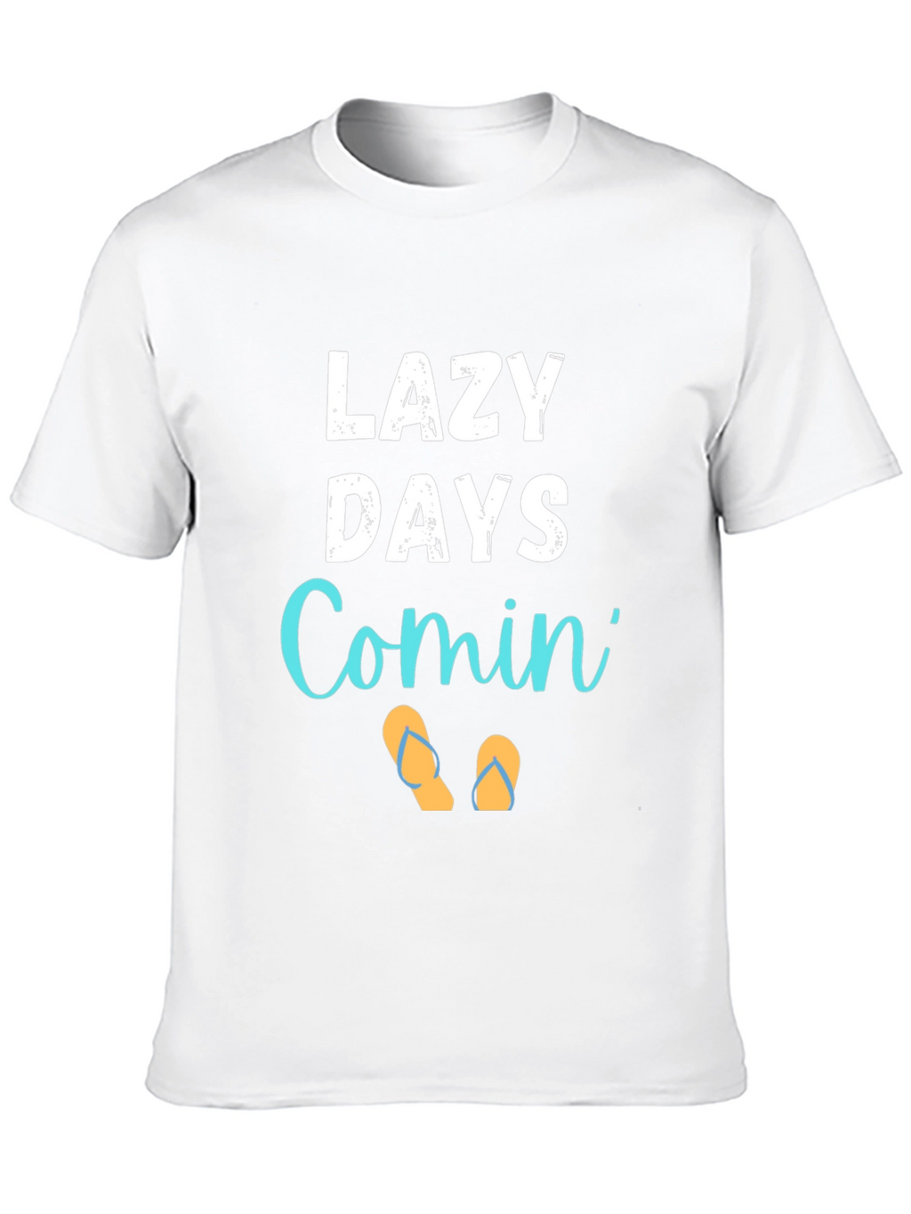 Lazy Days Comin Graphic Tee - Summer Vibes