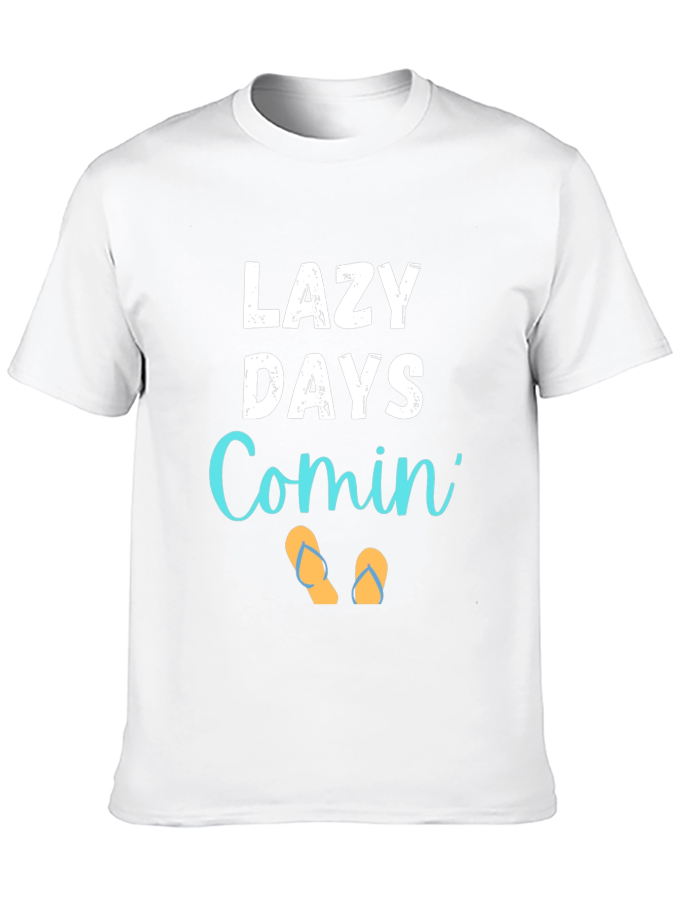 Lazy Days Comin Graphic Tee - Summer Vibes