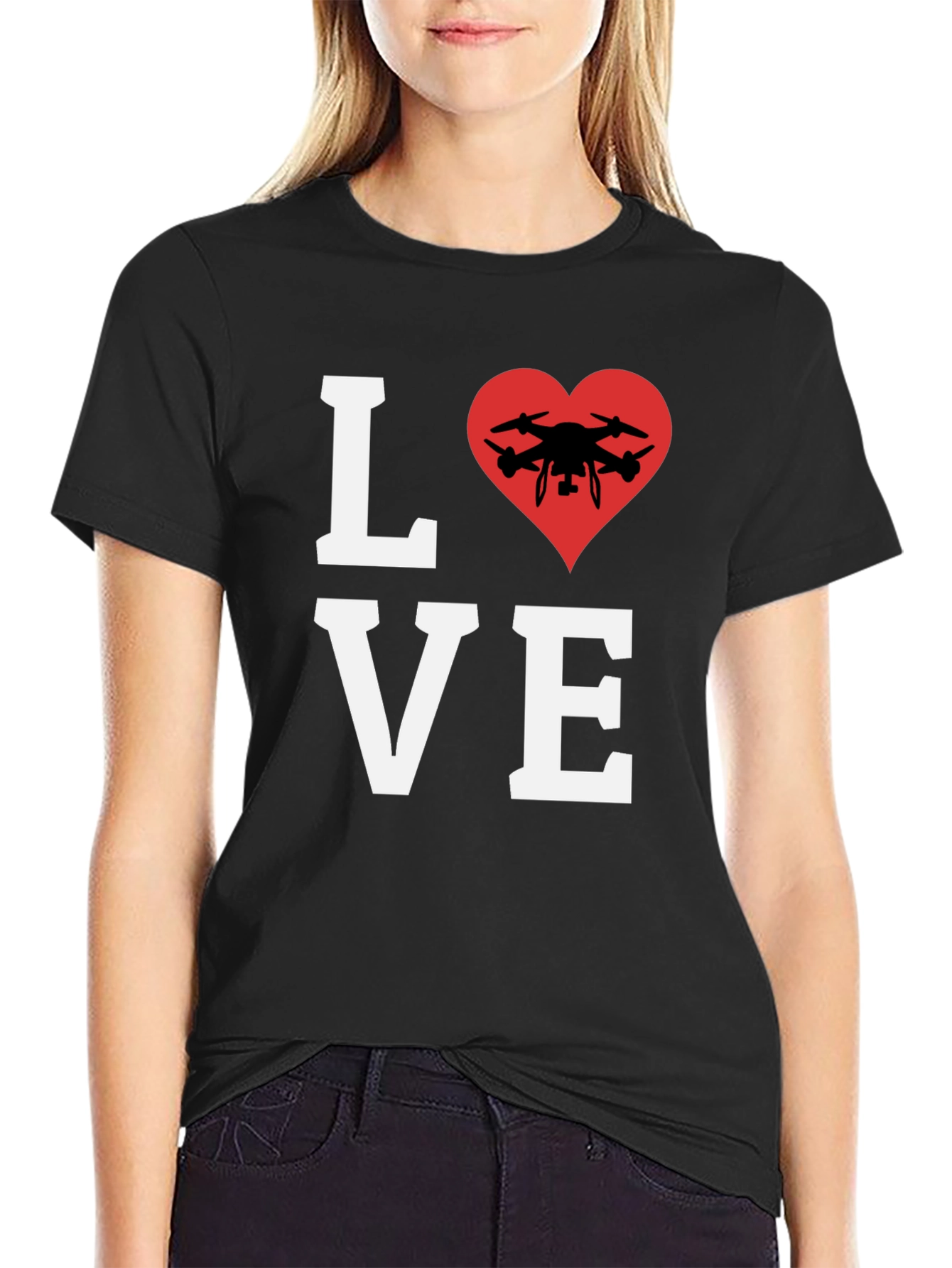 Drone Lover T-Shirt - Pilot Heart Tee