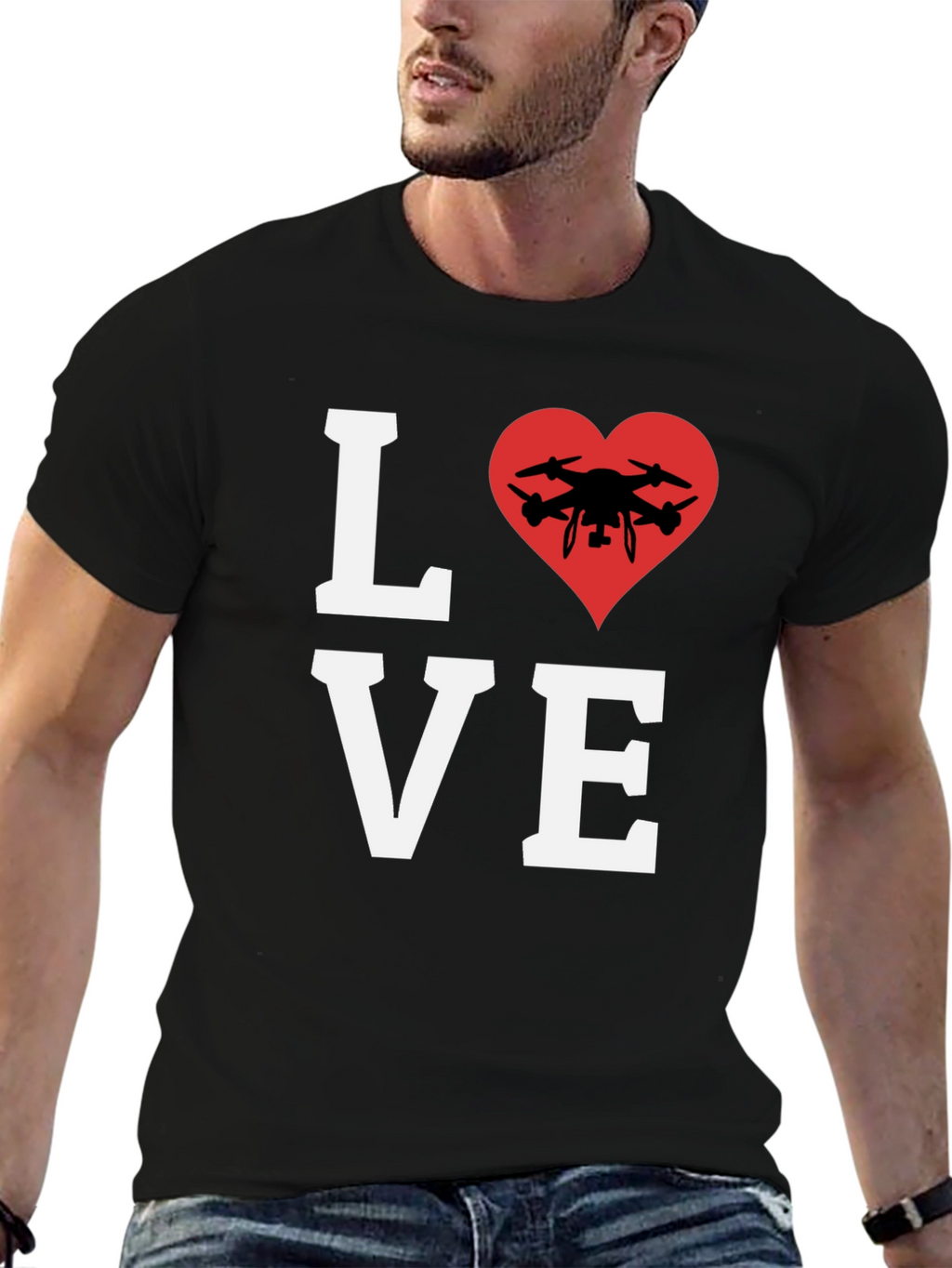 Drone Lover T-Shirt - Pilot Heart Tee