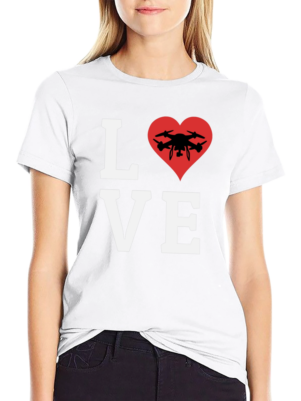 Drone Lover T-Shirt - Pilot Heart Tee