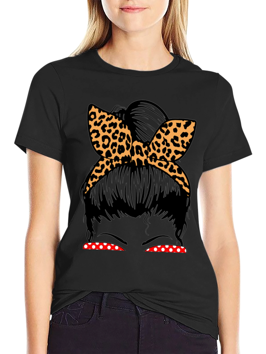 Messy Bun Graphic Tee