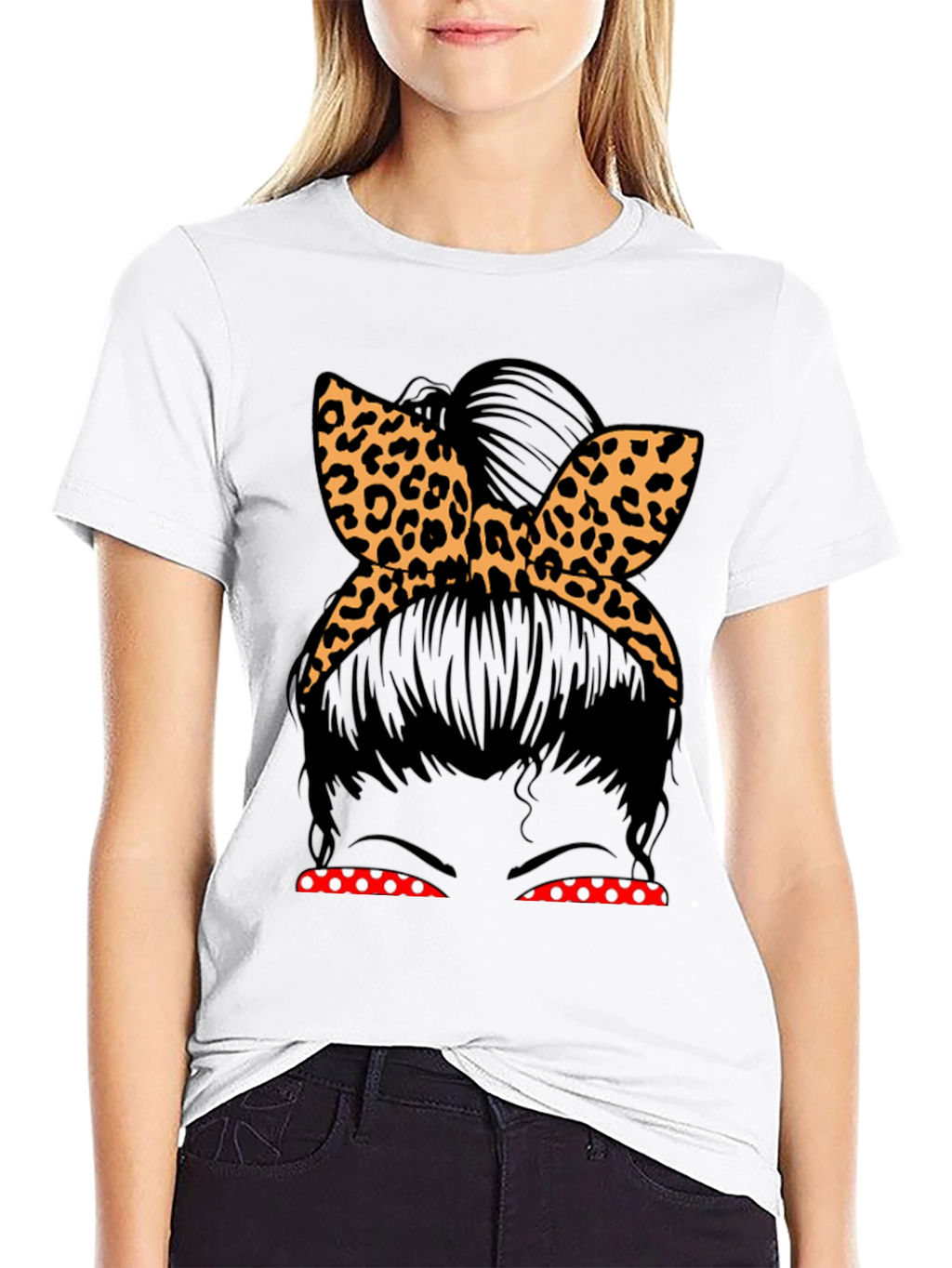 Messy Bun Graphic Tee