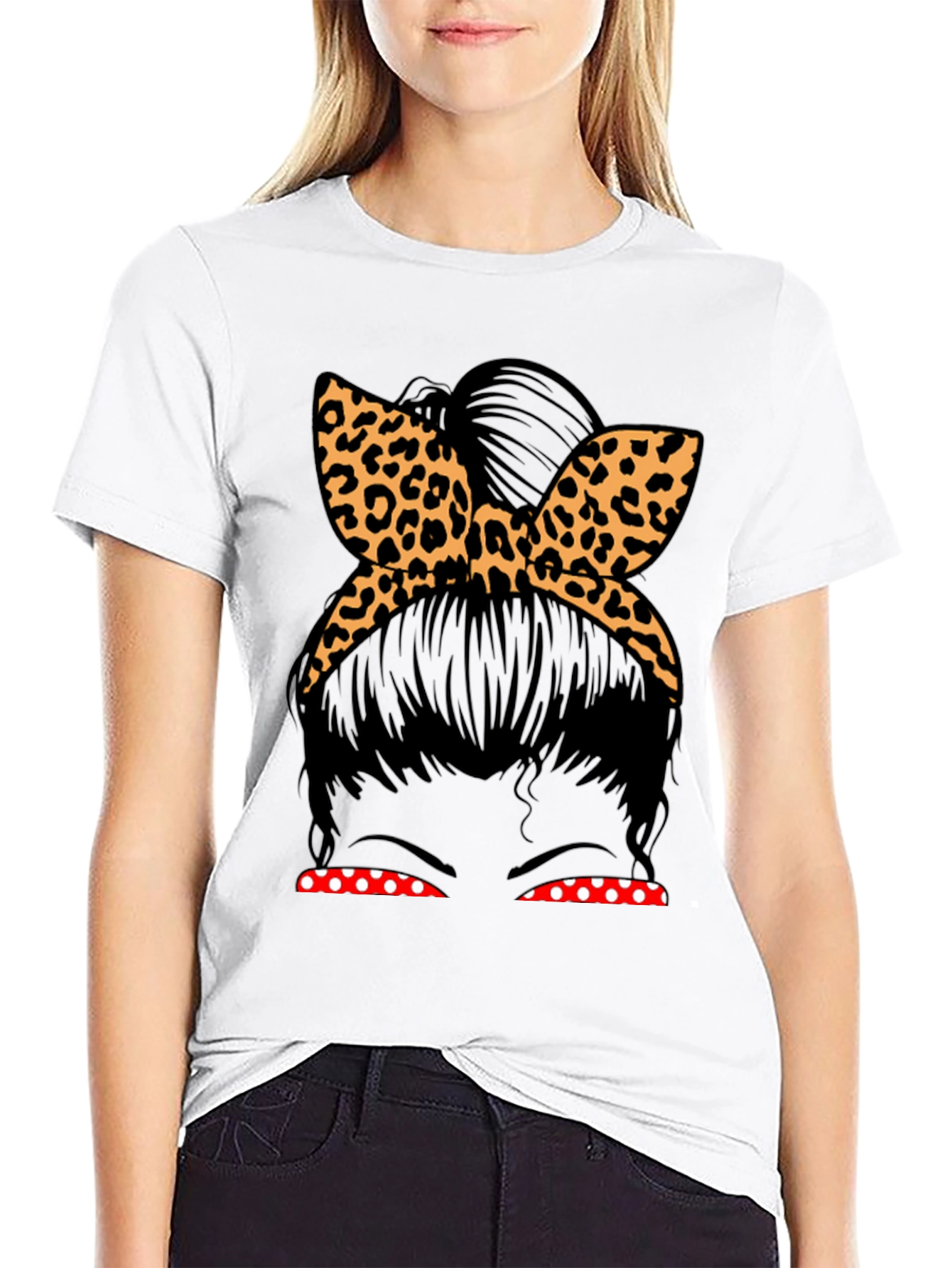 Messy Bun Graphic Tee