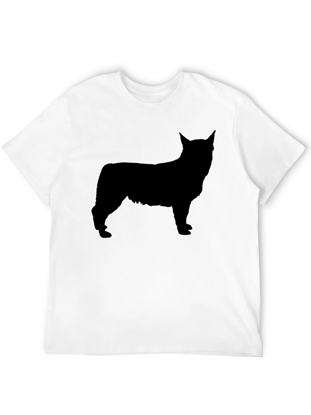 Silhouette Dog Graphic Black T-Shirt