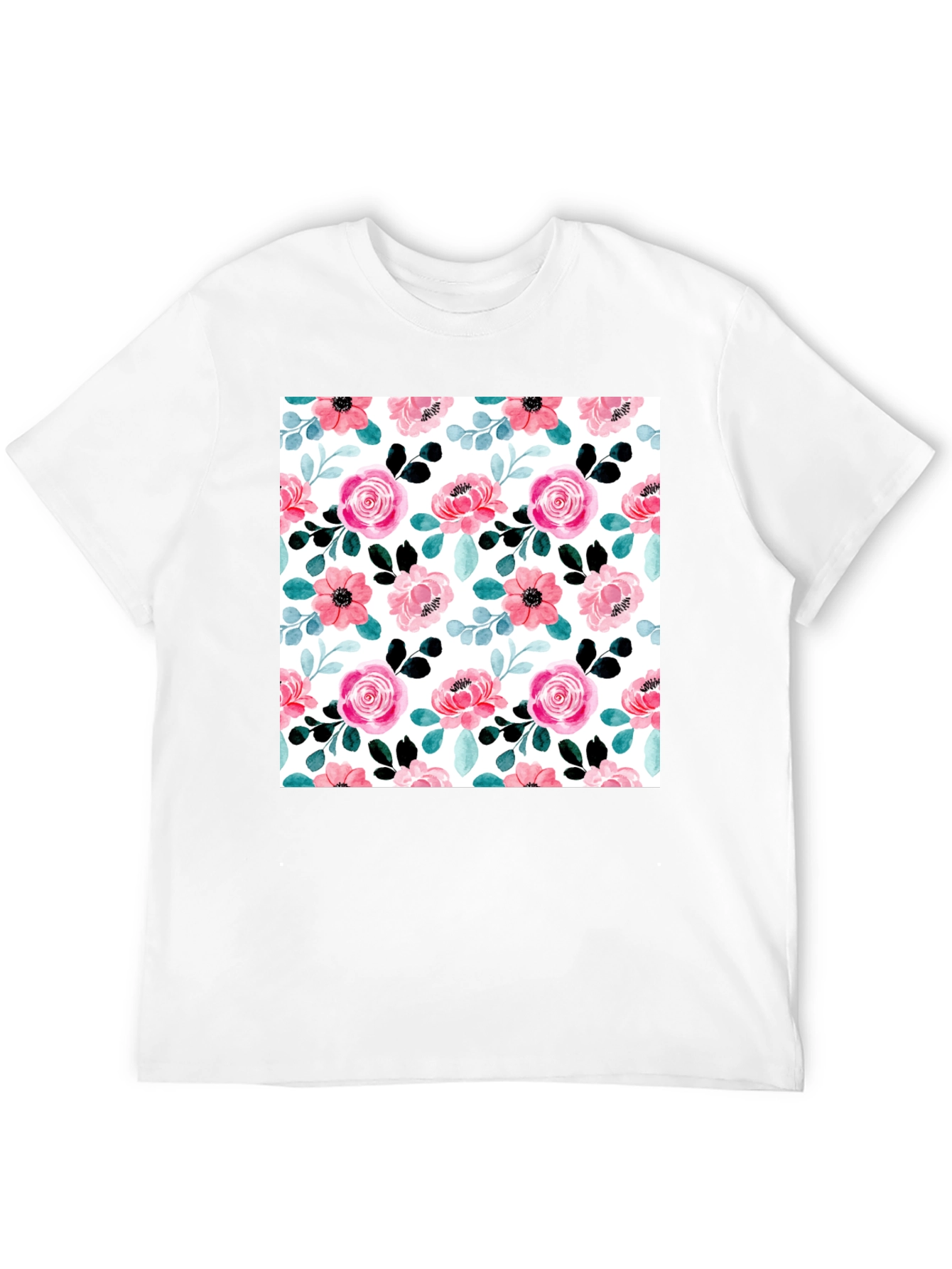 Floral Print Tee - Stylish & Comfortable