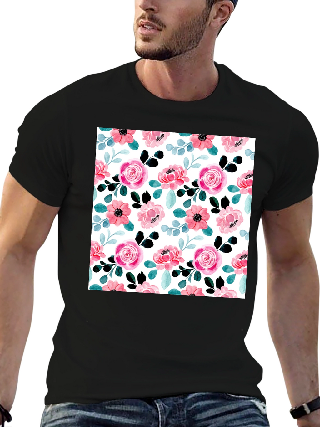 Floral Print Tee - Stylish & Comfortable