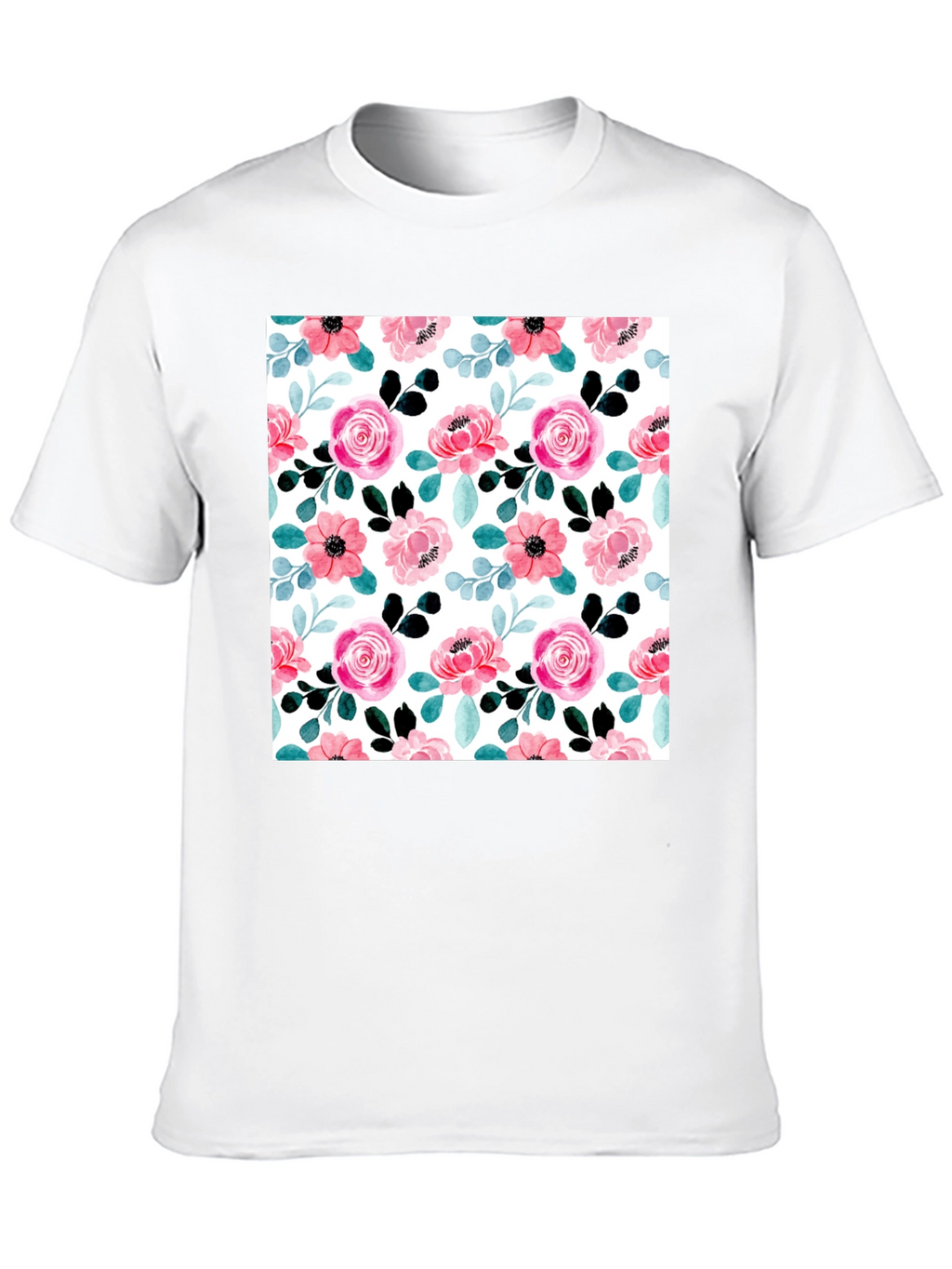 Floral Print Tee - Stylish & Comfortable