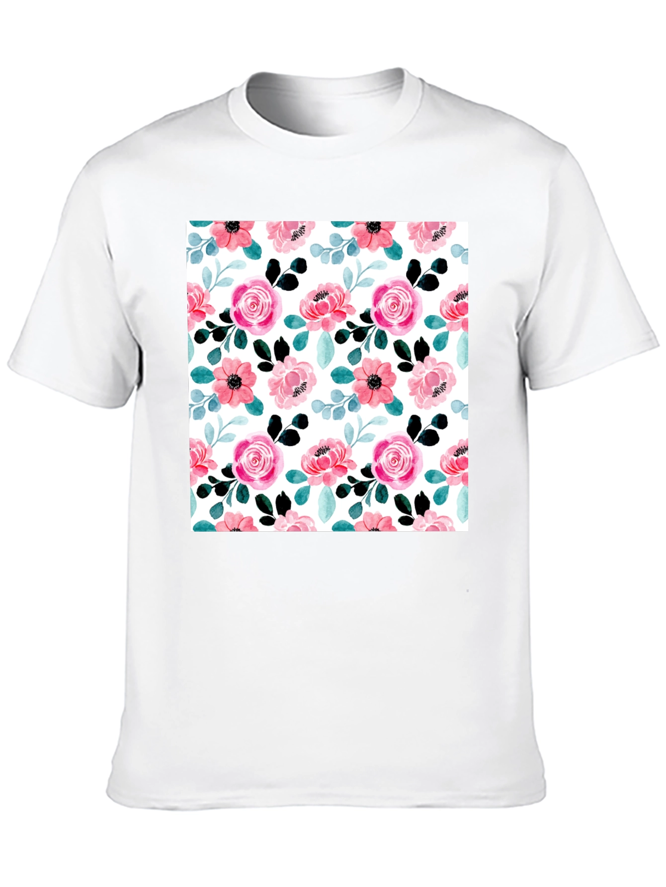 Floral Print Tee - Stylish & Comfortable