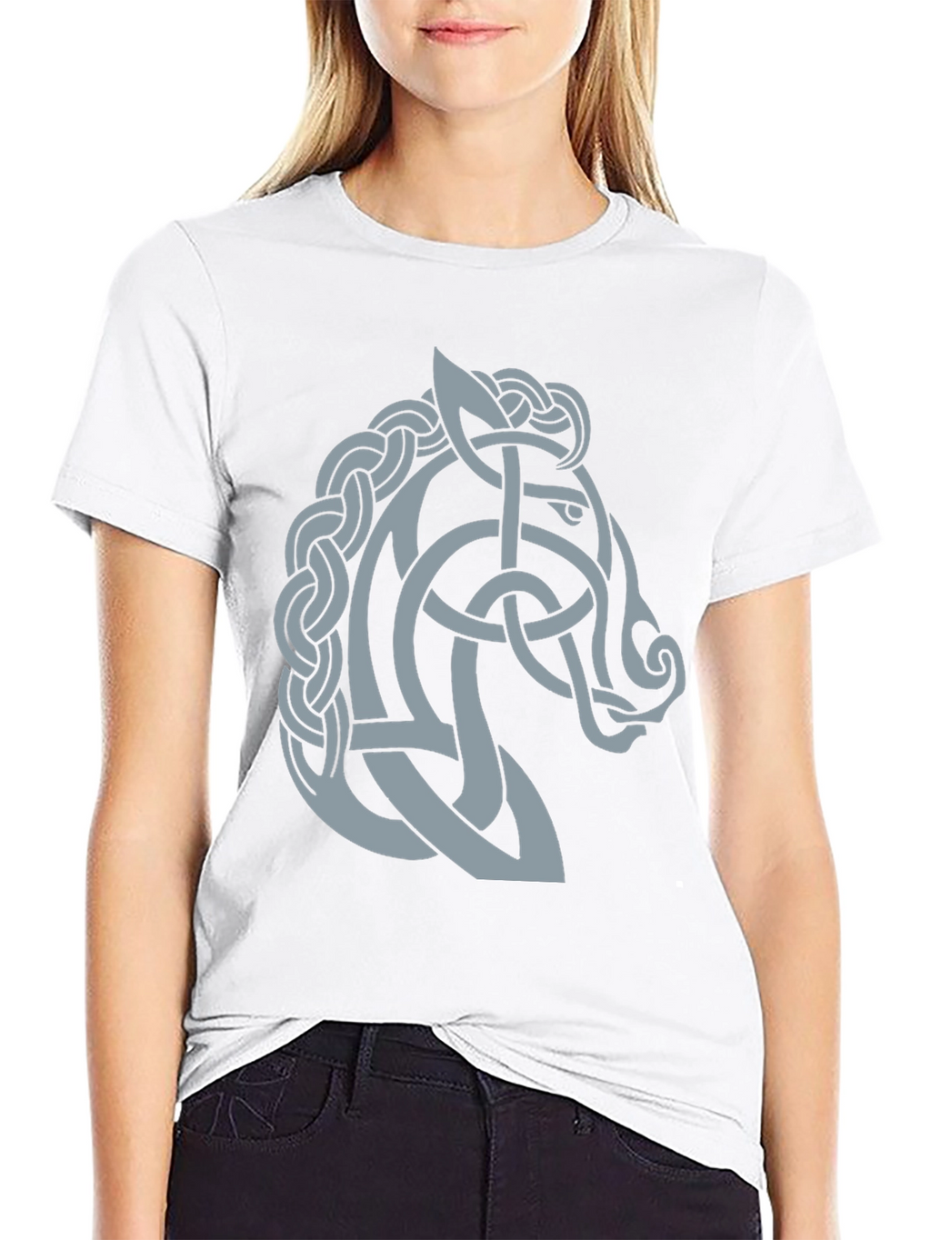 Celtic Knot Horse T-Shirt - Stylish Graphic Tee