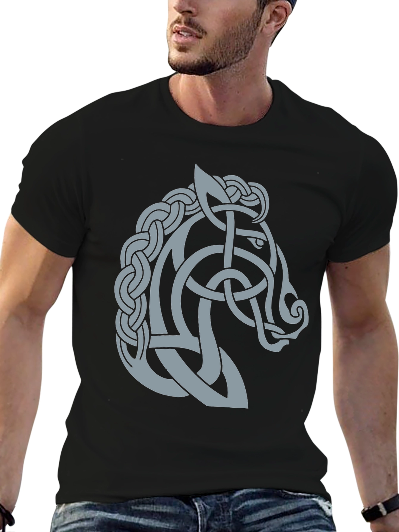 Celtic Knot Horse T-Shirt - Stylish Graphic Tee