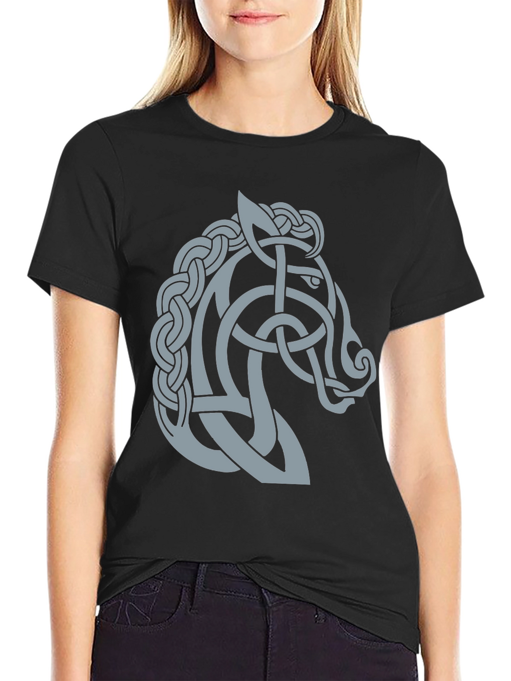 Celtic Knot Horse T-Shirt - Stylish Graphic Tee