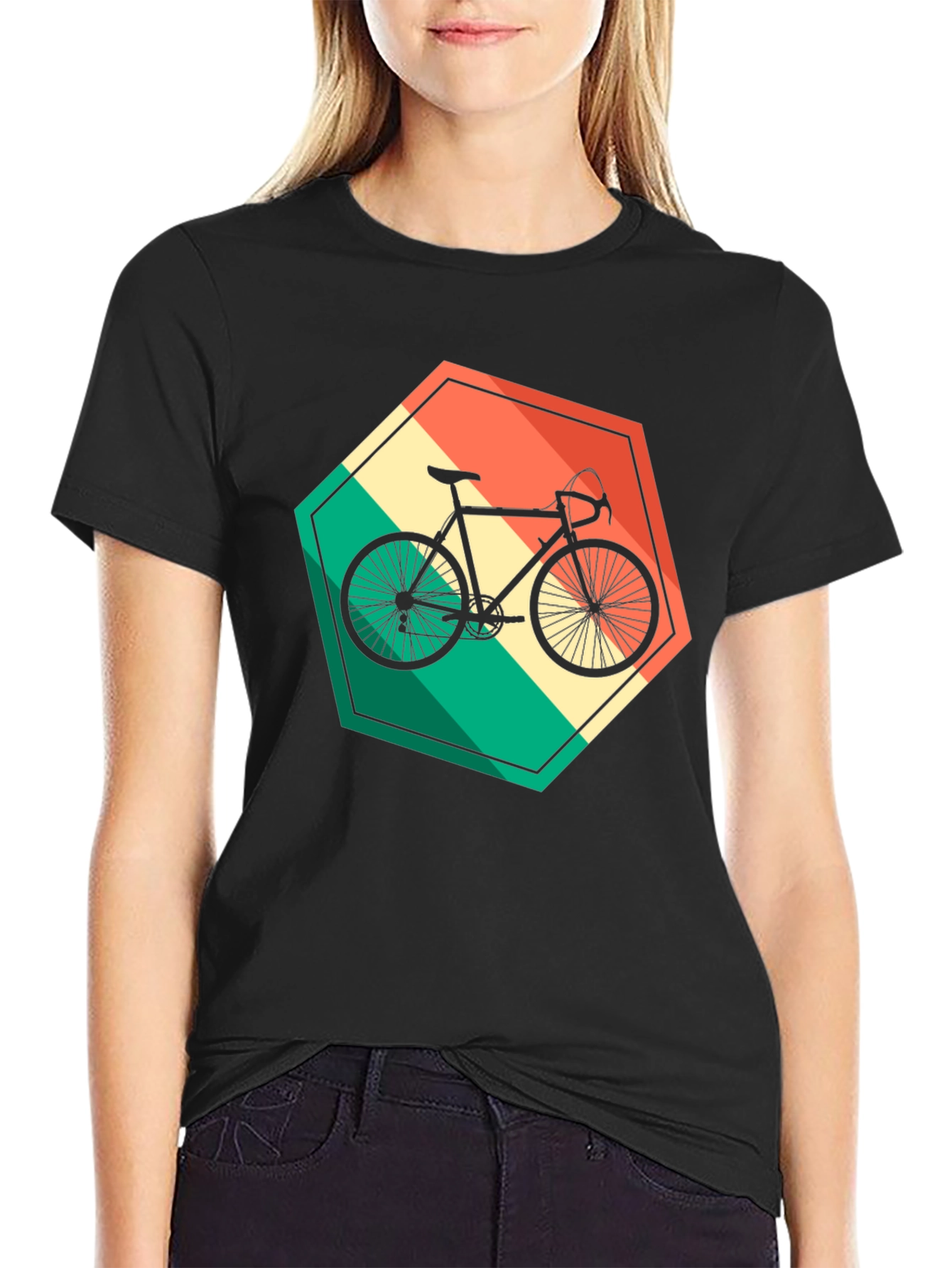 Retro Bike T-Shirt - Stylish Vintage Cycling Design