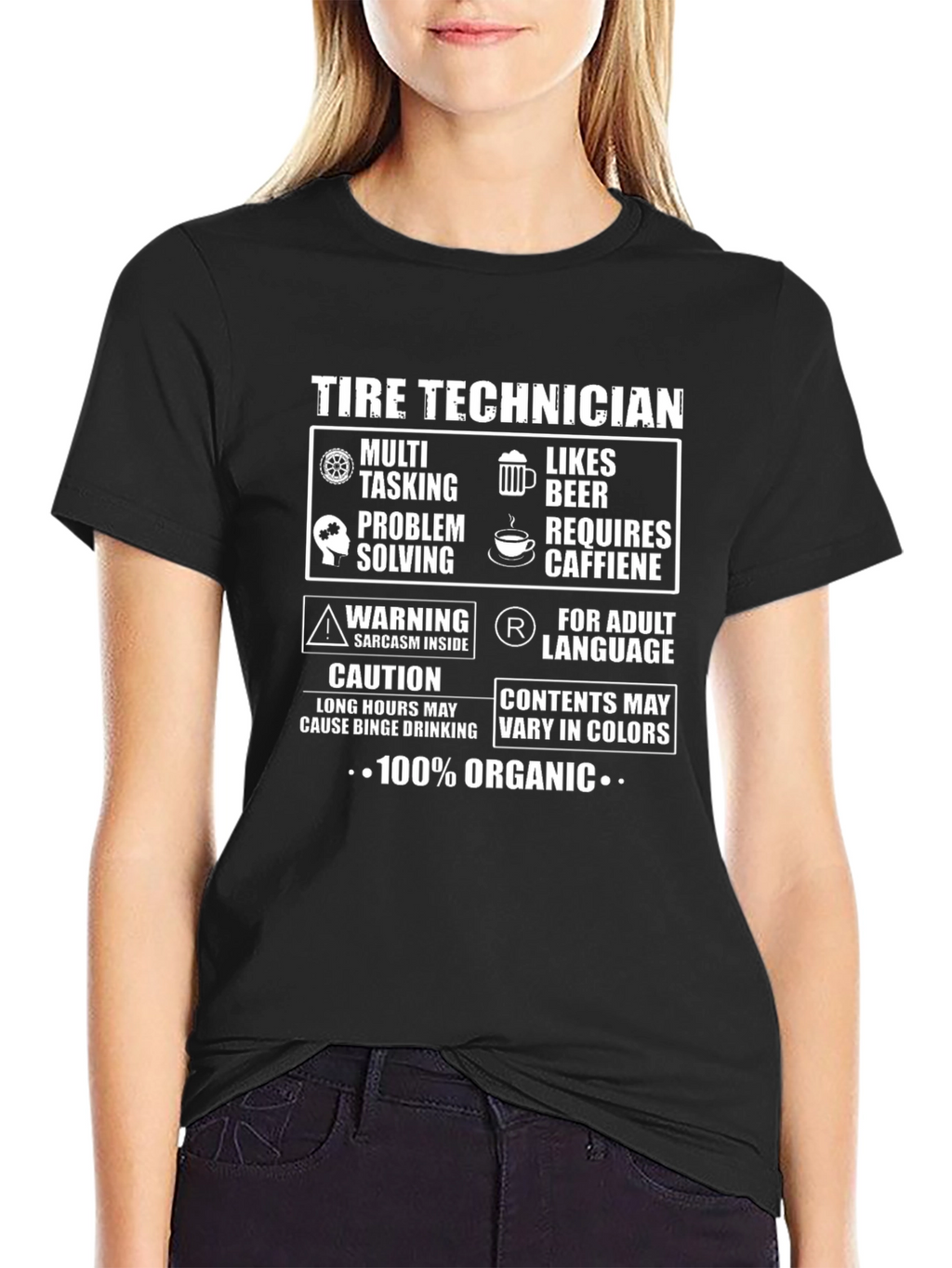 Tire Technician 100% Organic T-Shirt