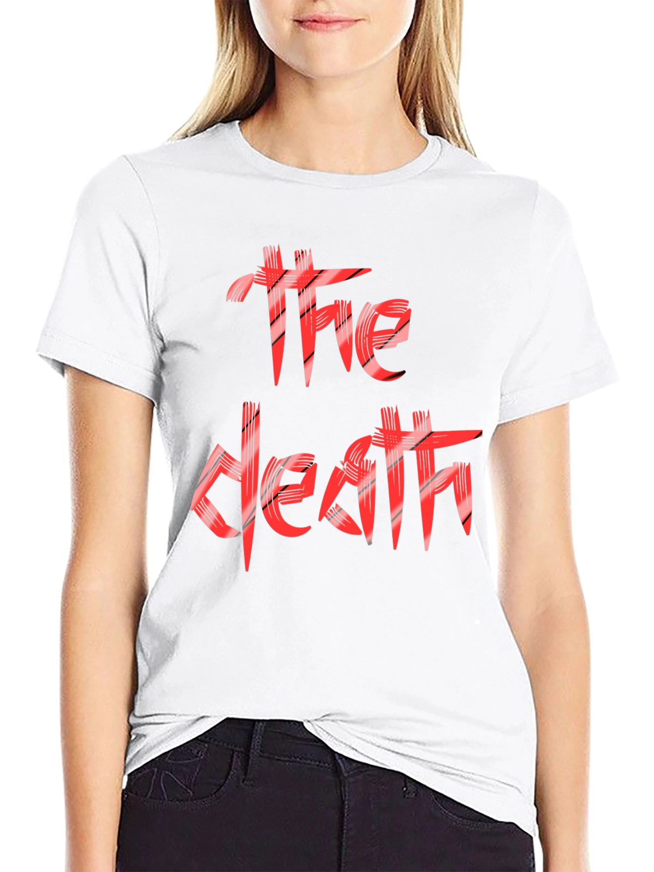 The Death Graphic Print Mens T-Shirt