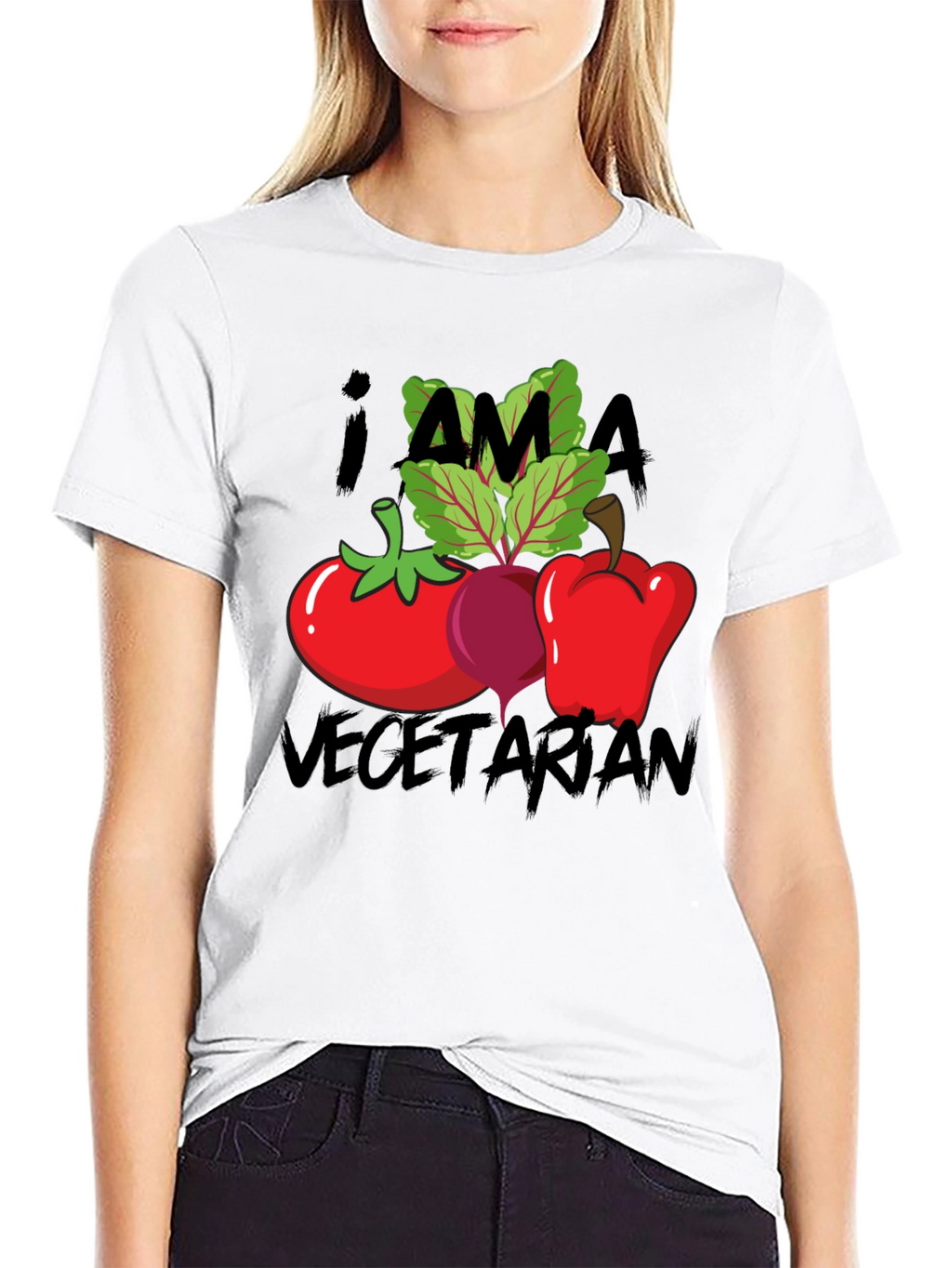 I am a Vegetarian Graphic T-Shirt