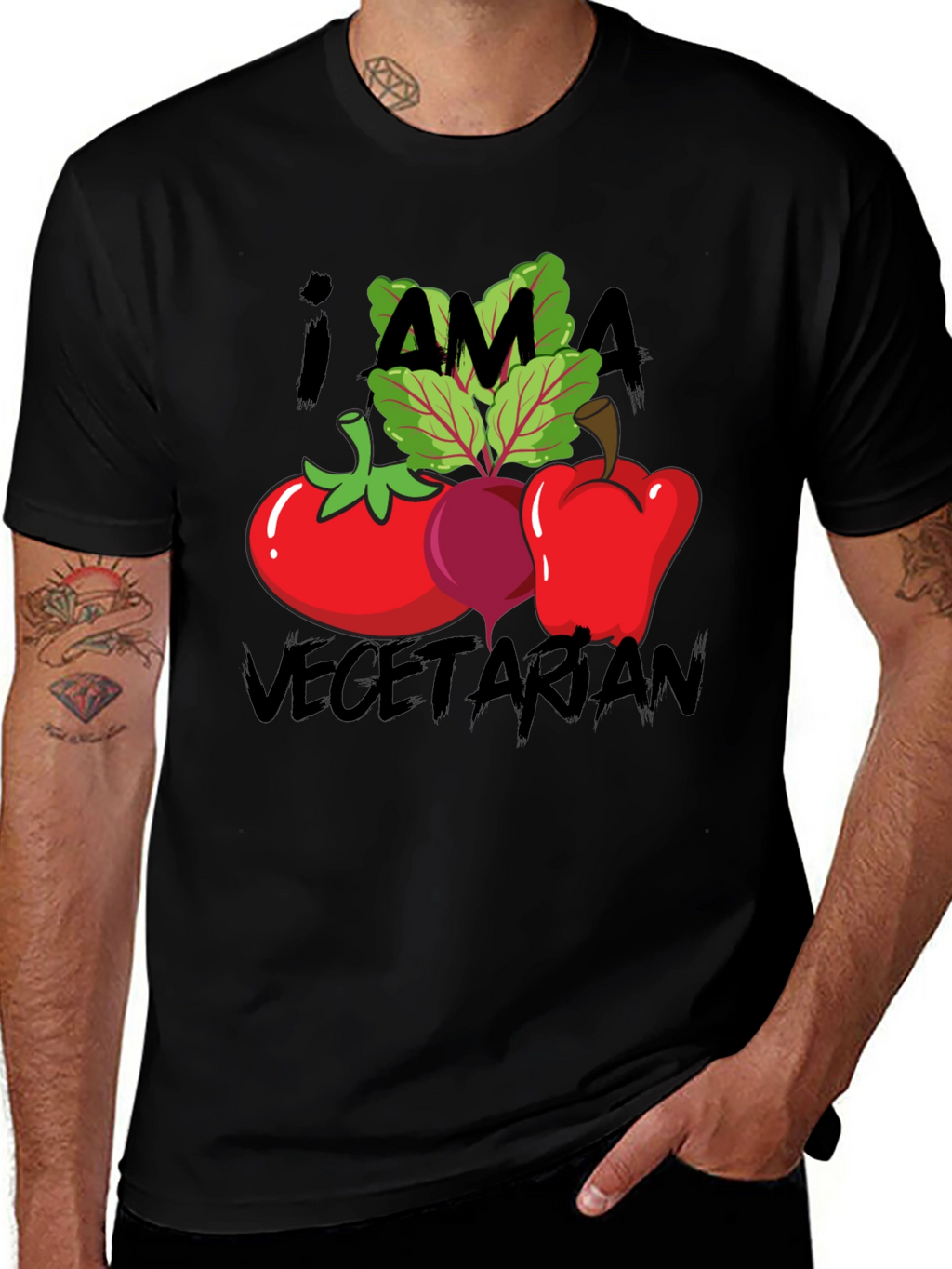 I am a Vegetarian Graphic T-Shirt