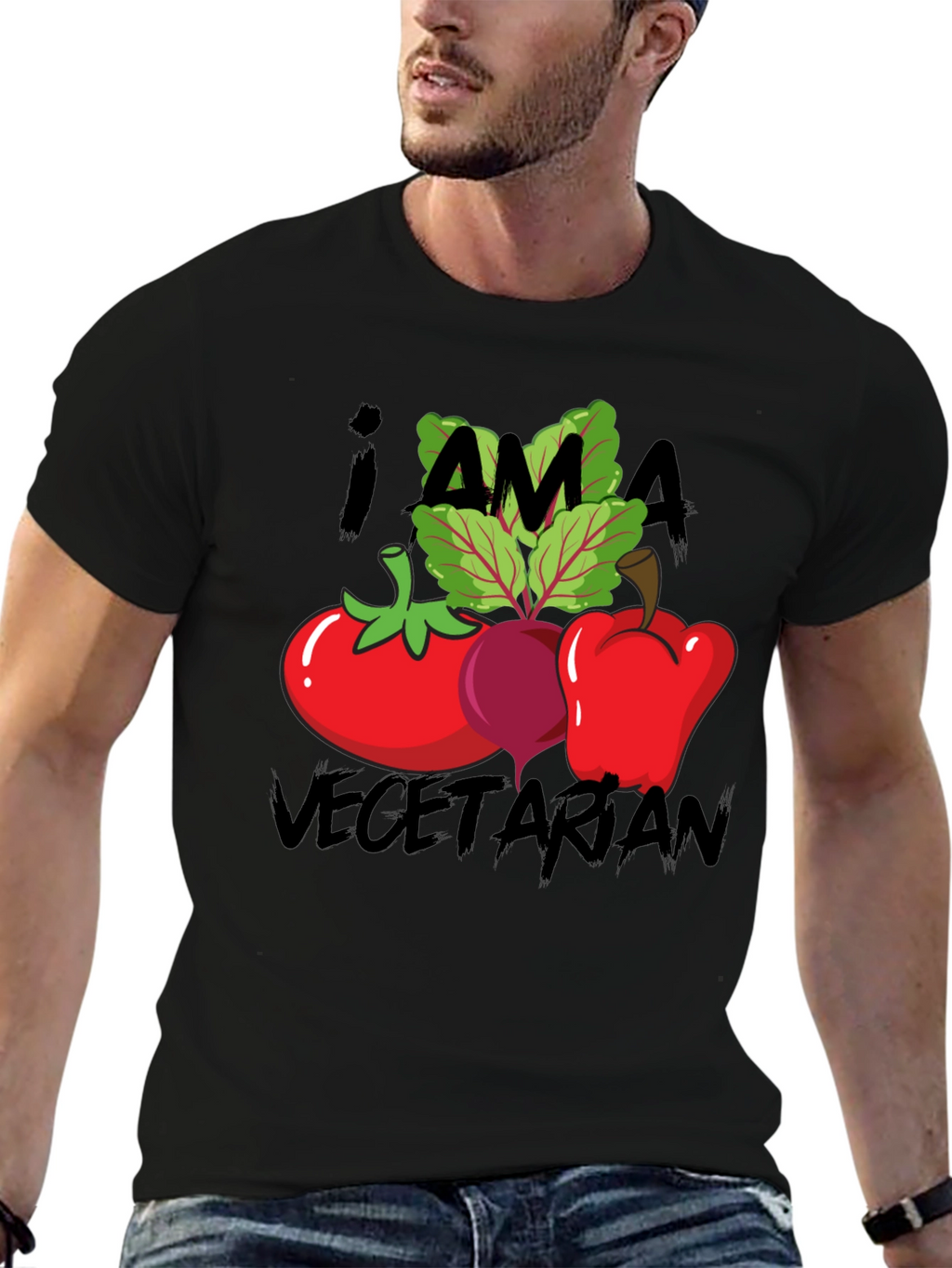 I am a Vegetarian Graphic T-Shirt
