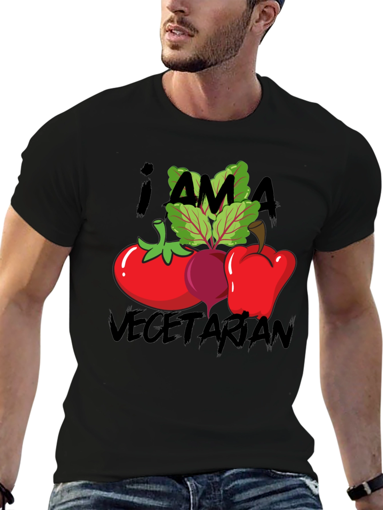 I am a Vegetarian Graphic T-Shirt