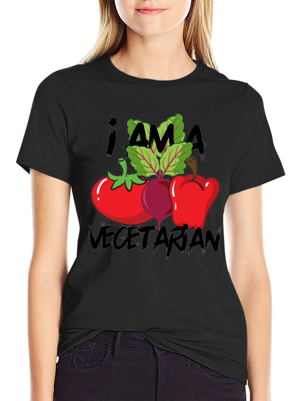 I am a Vegetarian Graphic T-Shirt