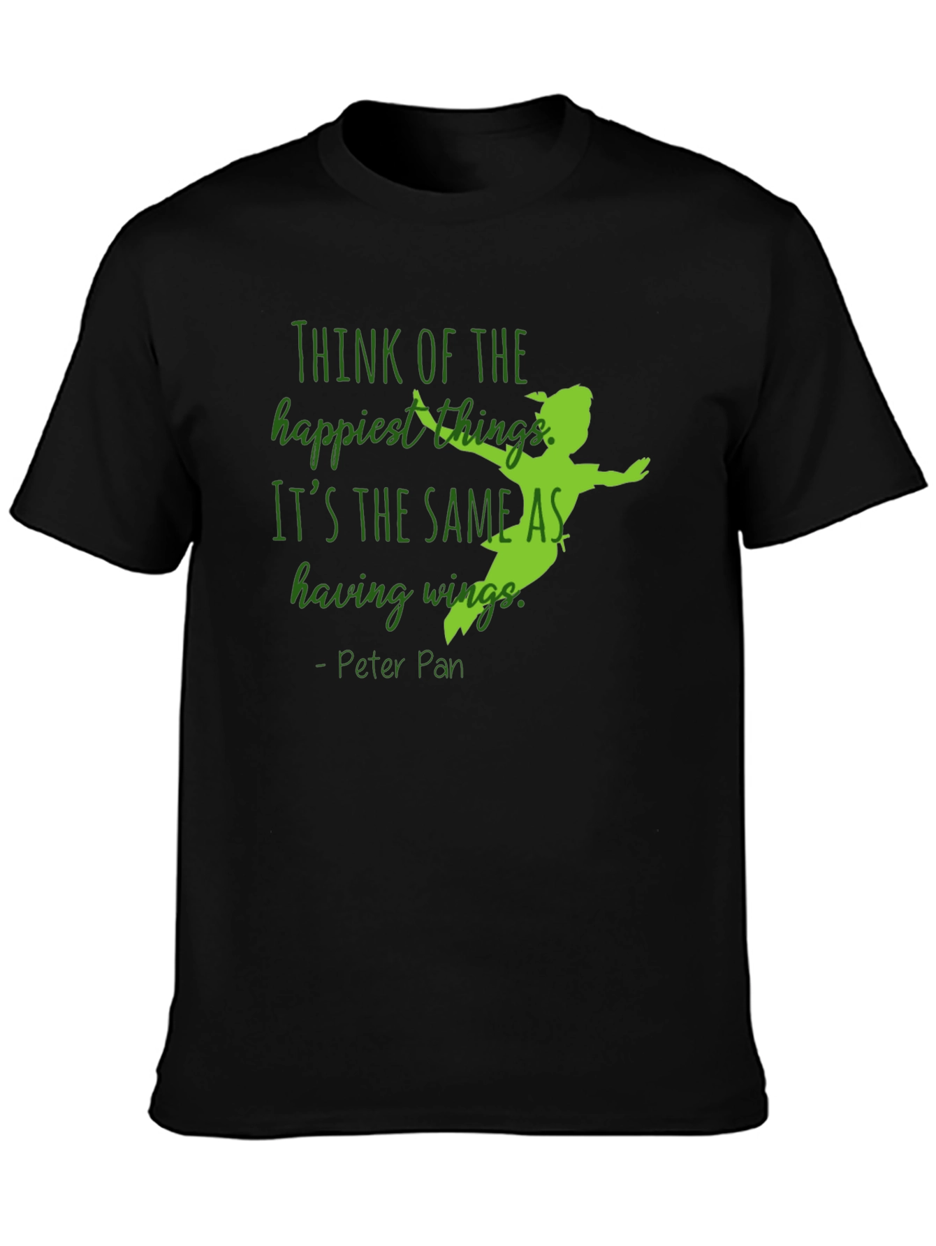 Peter Pan Tee: Think Happy Thoughts Graphic T-Shirt