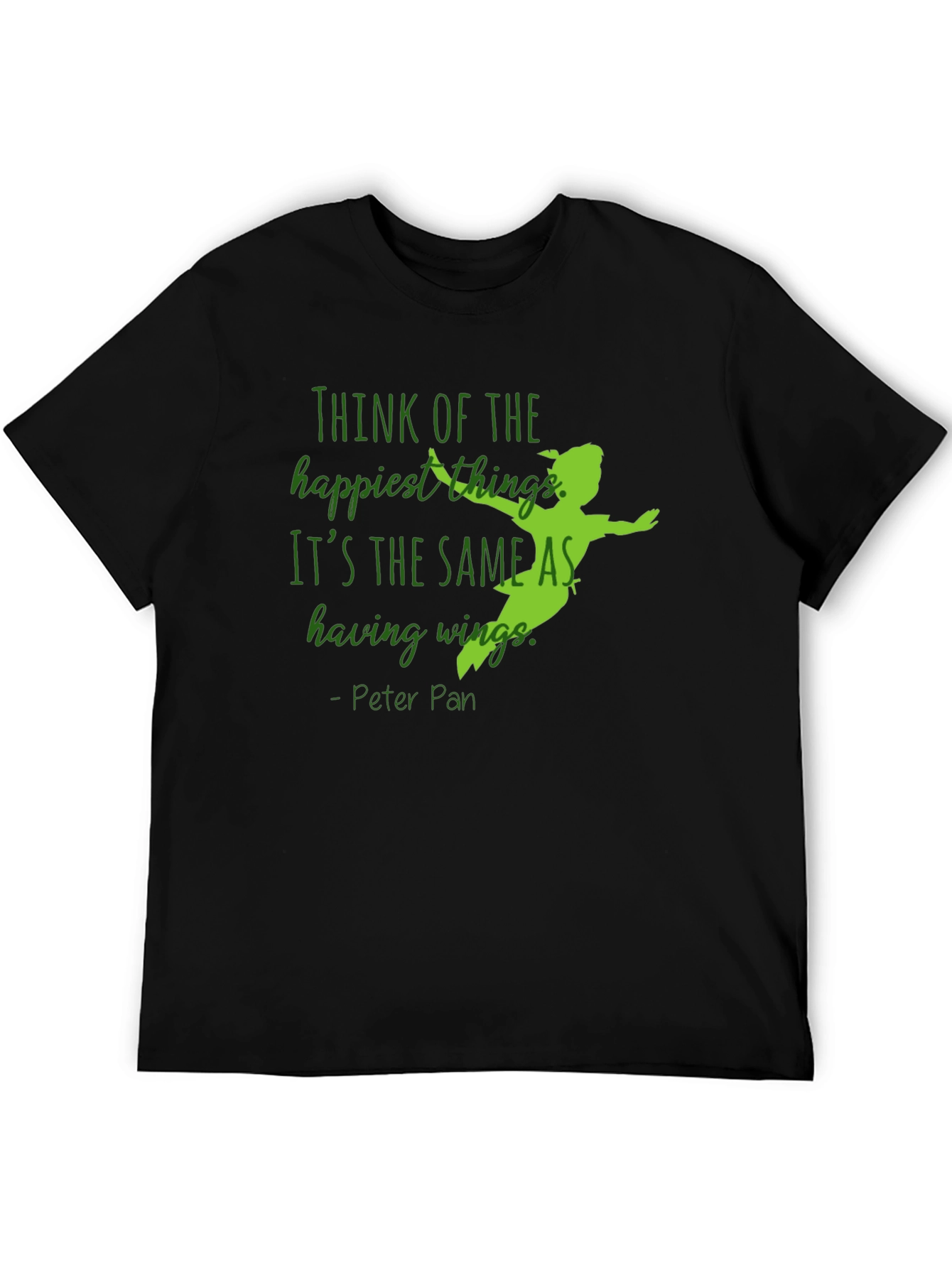 Peter Pan Tee: Think Happy Thoughts Graphic T-Shirt